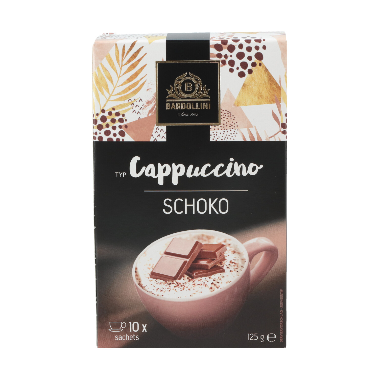 *Bardollini Kaffee 10x12.5gr Sachets Cappuccino Choco