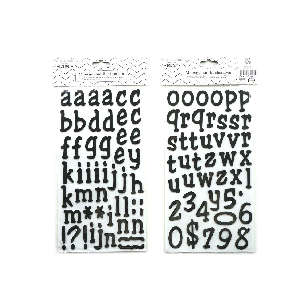 Alphabet Sticker Moosgummi