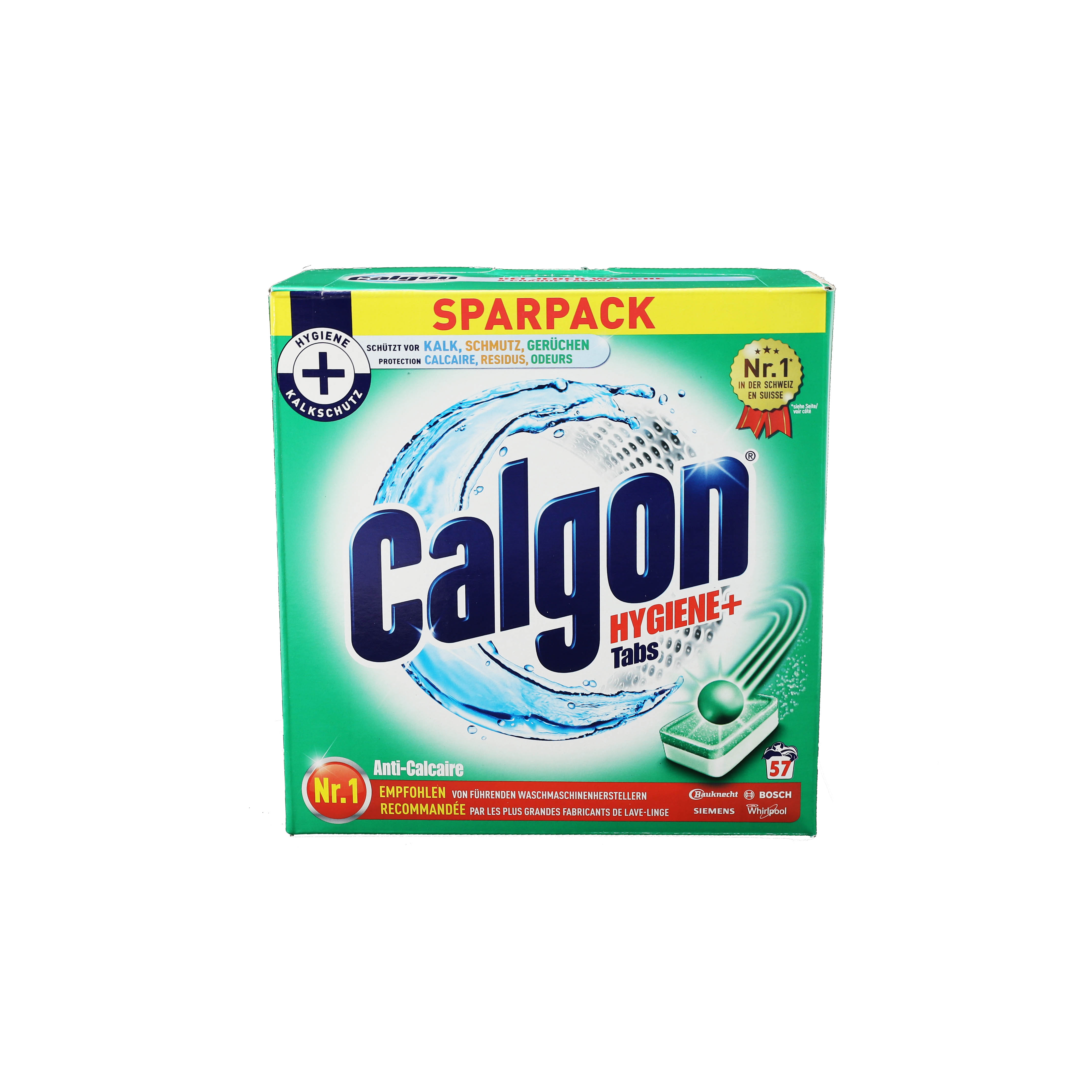 Calgon Waschmaschinenreiniger 57Stück Hygiene+ Tabs