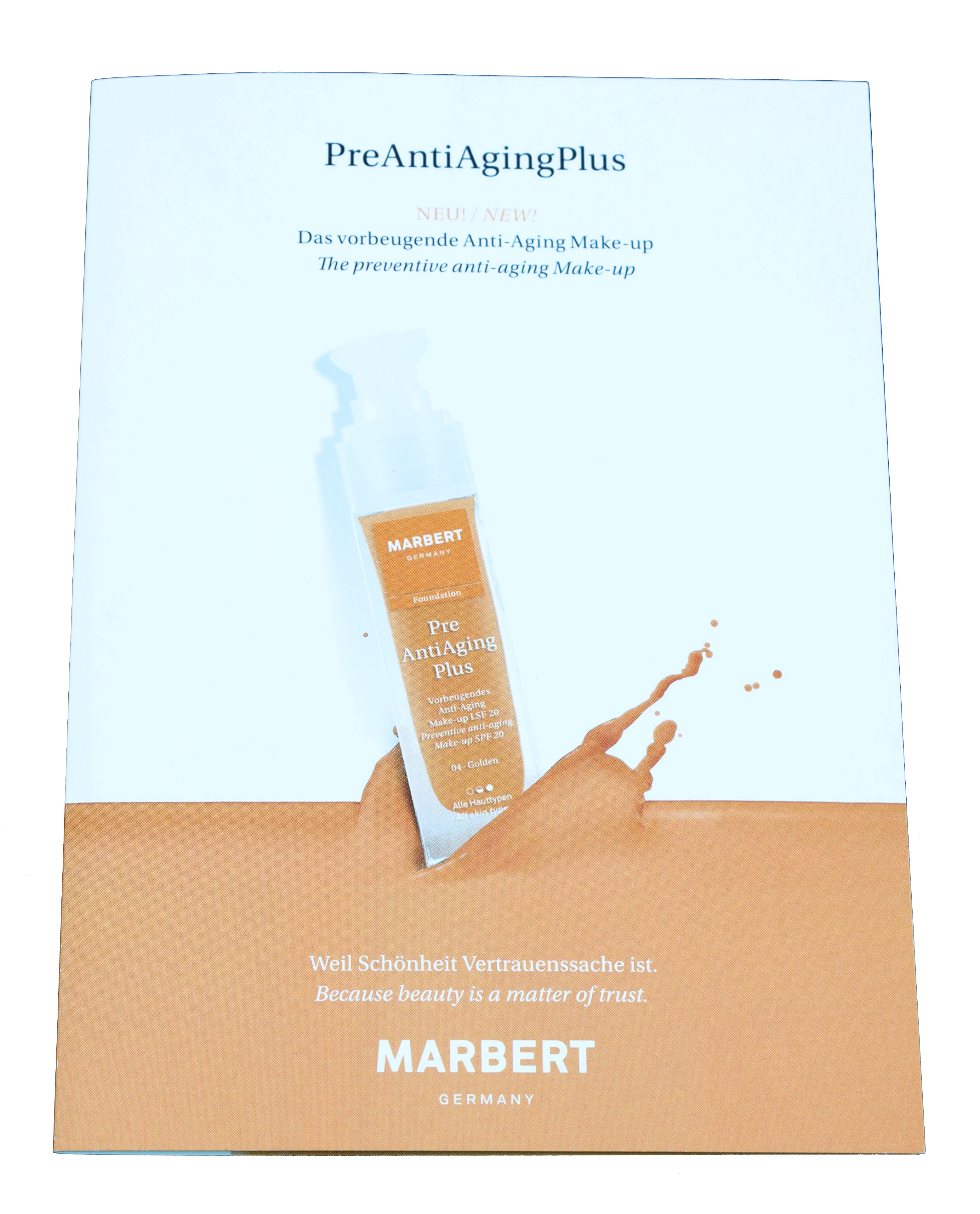 Marbert Make-up Foundation Pre Anti Aging Probebriefchen 04 Golden