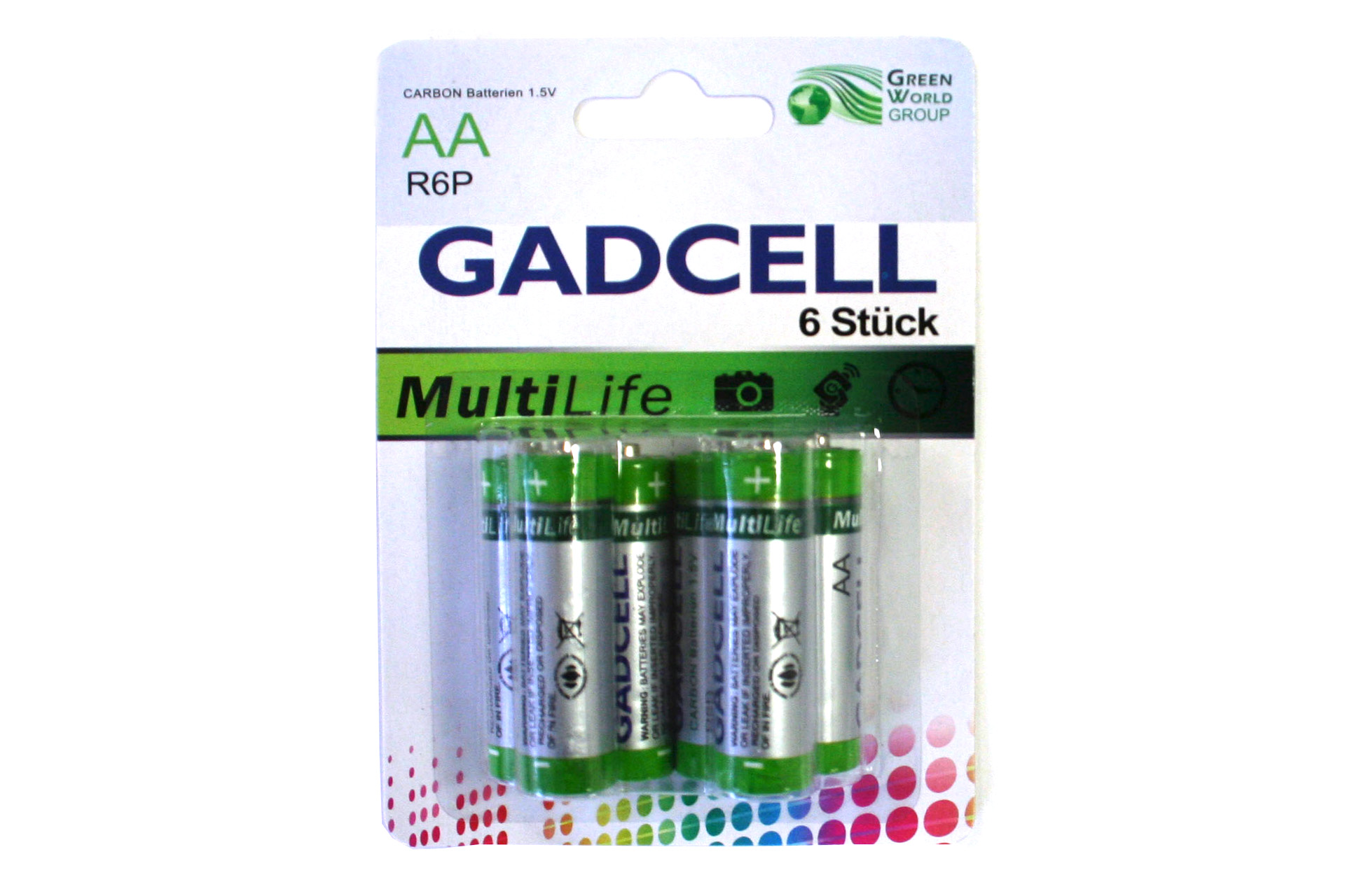 Batterie AA/R6 "Gadcell", 6er