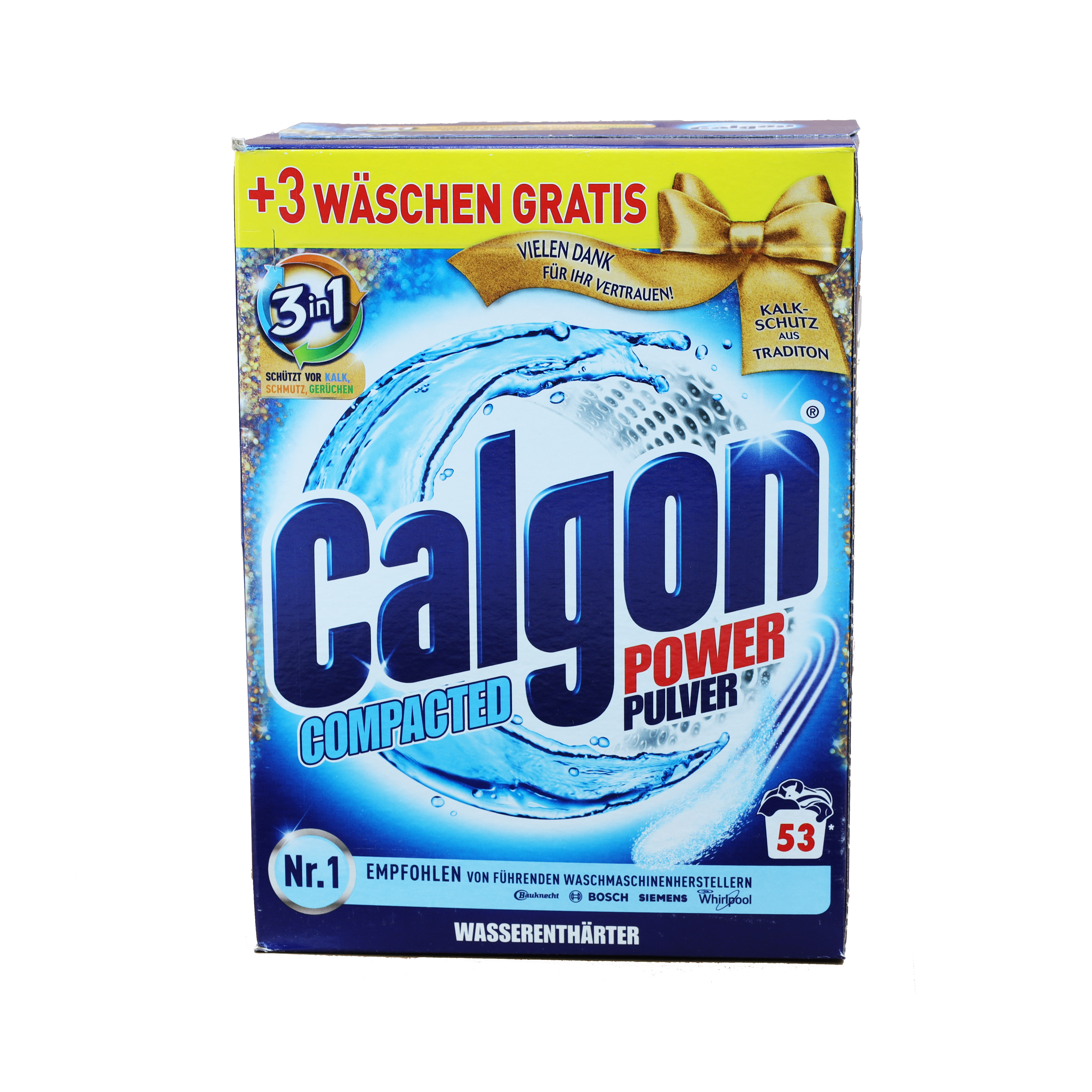 Calgon 3 in 1 Power Pulver 1,6kg Waschmaschinenpulver