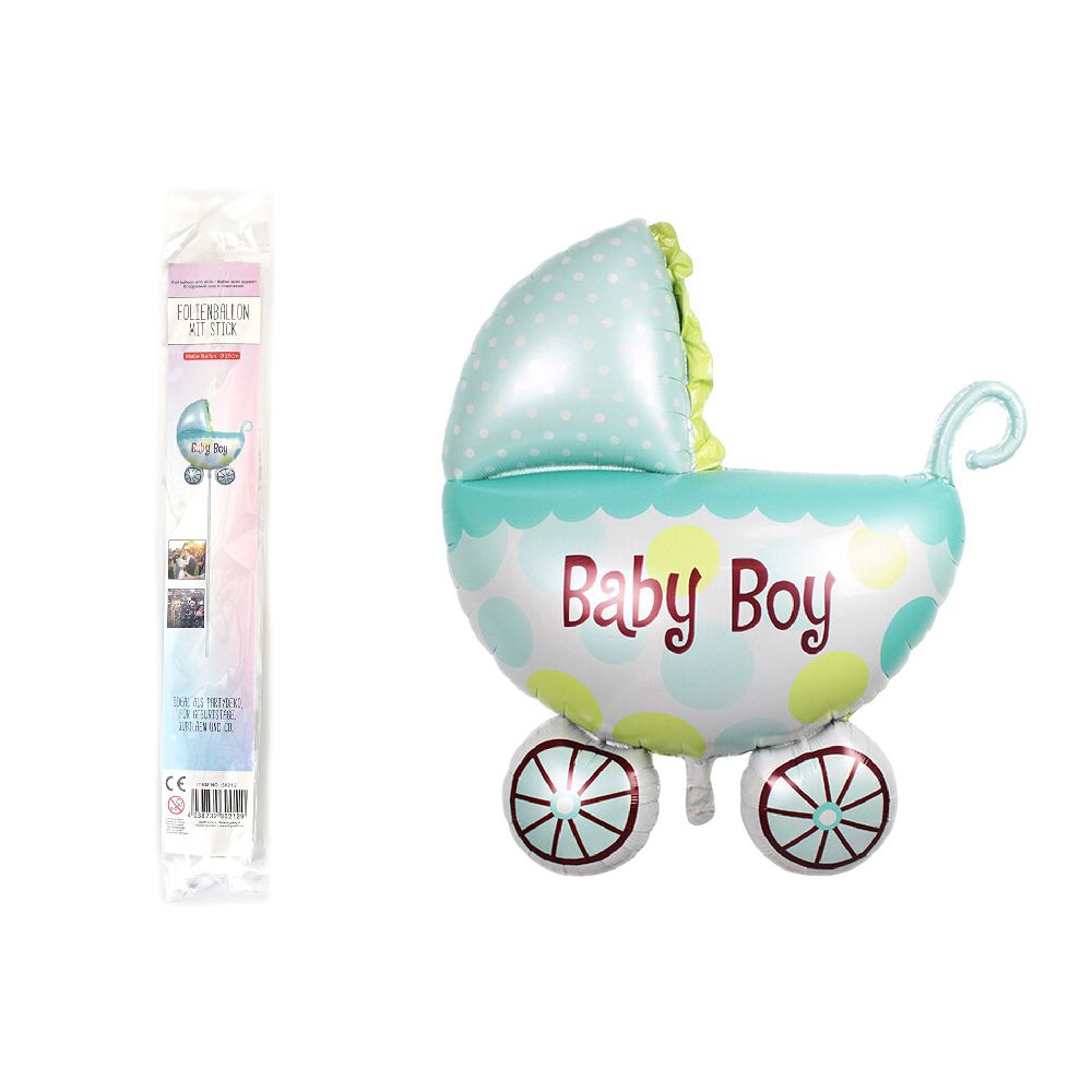 Folienballon Sortiment Refill für Display "Baby Boy" mit Sick, 25cm
