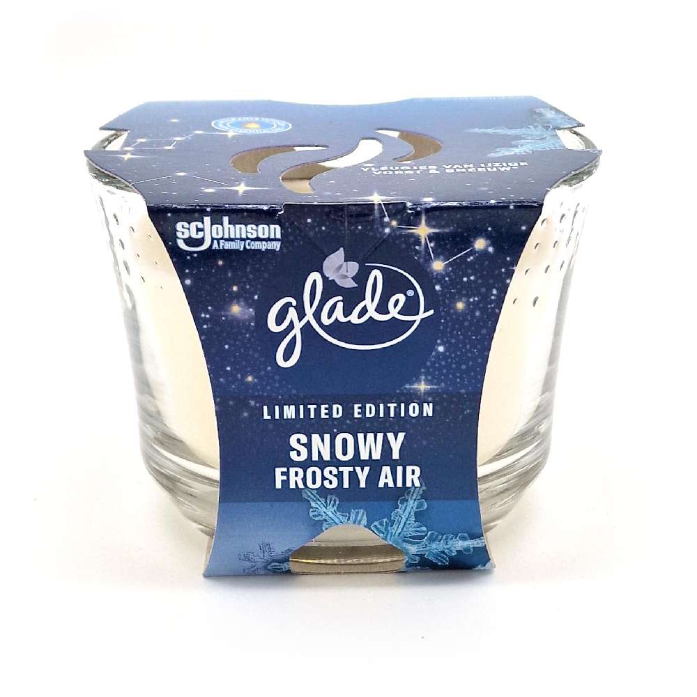 *Glade Kaars Snowy Frosty Air 224gr