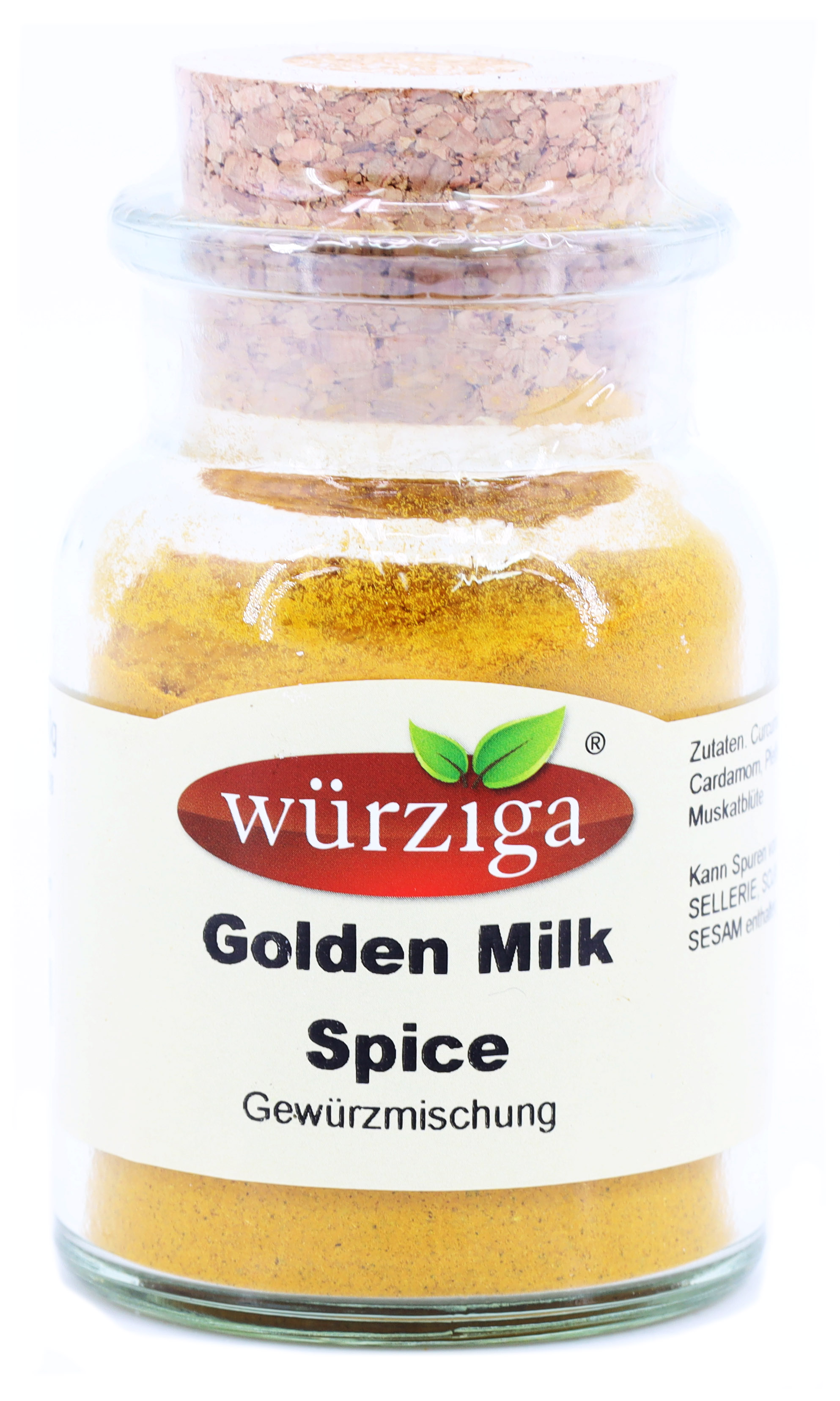 *Würziga Golden Milk Spice Gewürzmischung 60g im Korkglas