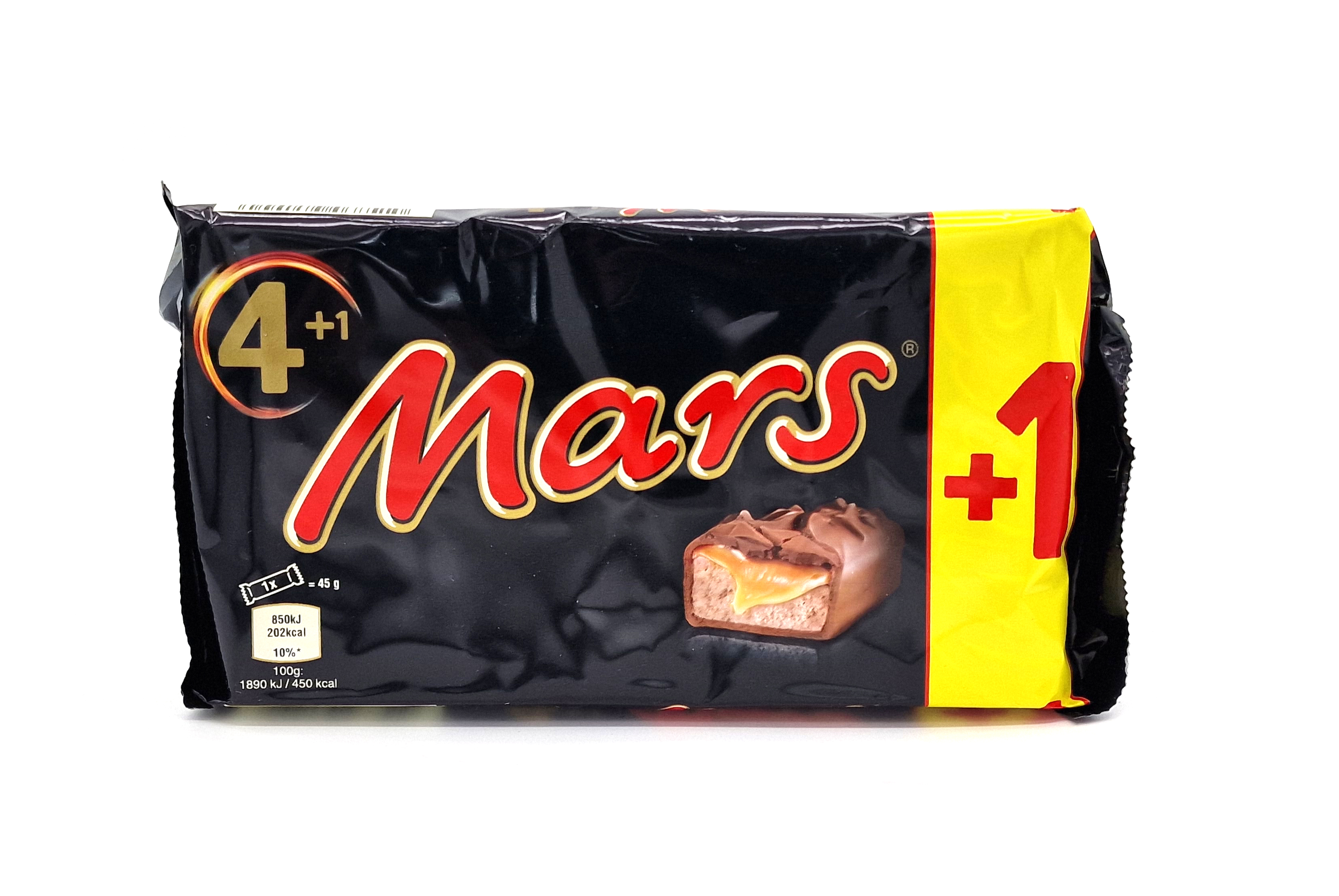 4+1 Pack Mars 5x45gr 16-6-2024