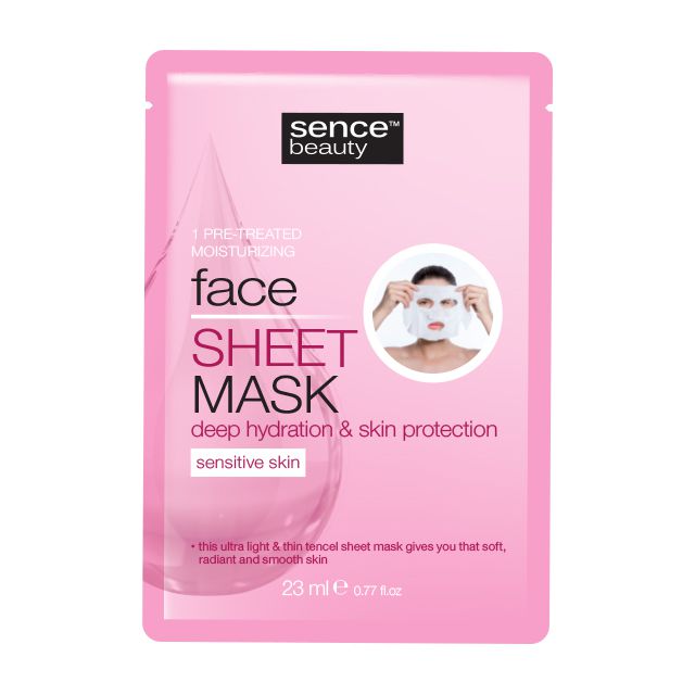 Sencebeauty Tencel Tuchmaske 23ml feuchtigkeitsspendend für empfindliche Haut