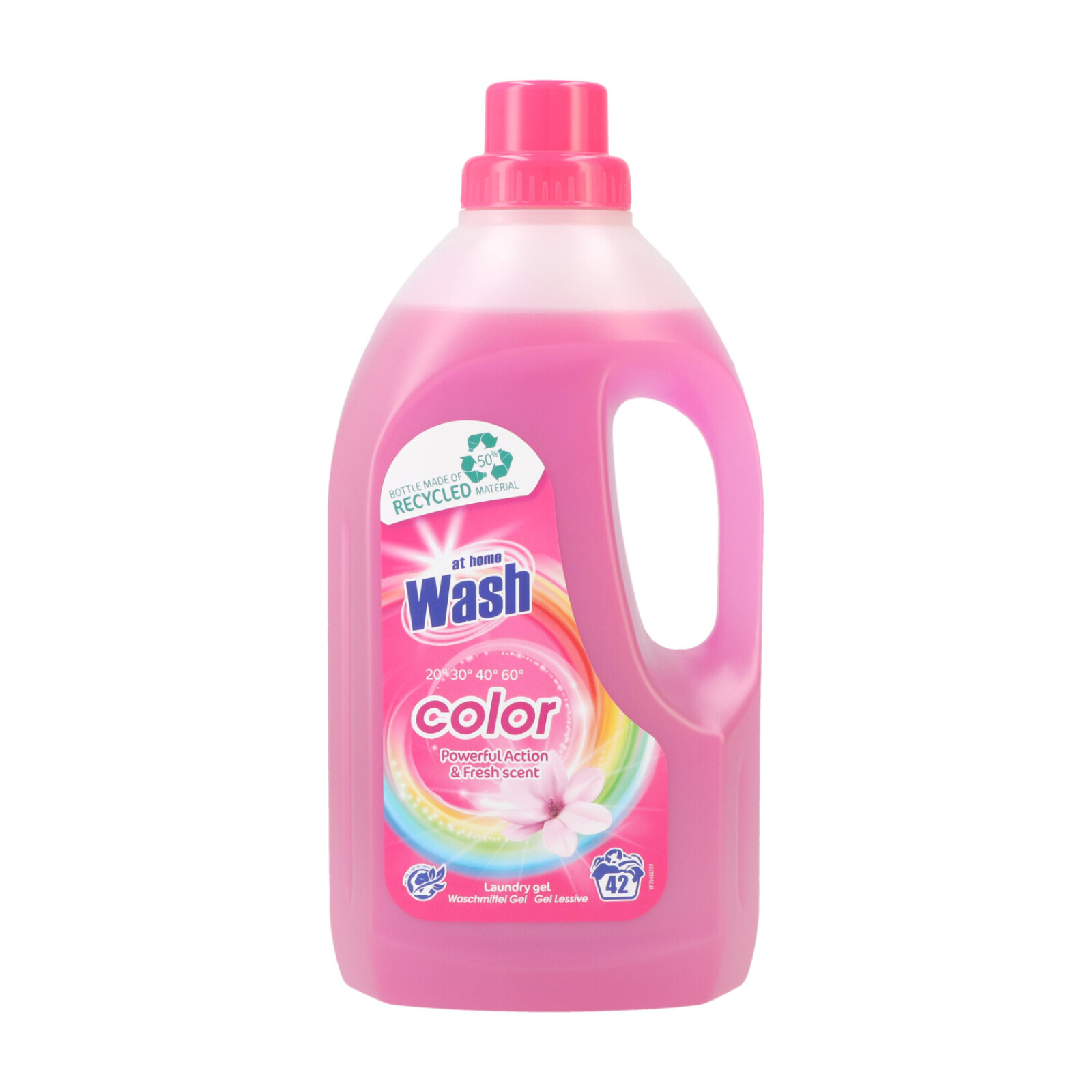 At Home Wash Flüssigwaschmittel GEL! 1.5ltr Color 42WL