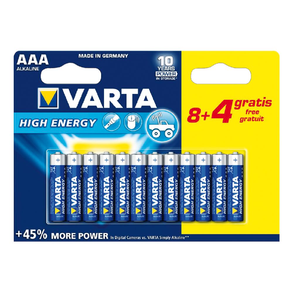 Varta Longlife Power Batterien AAA 12er