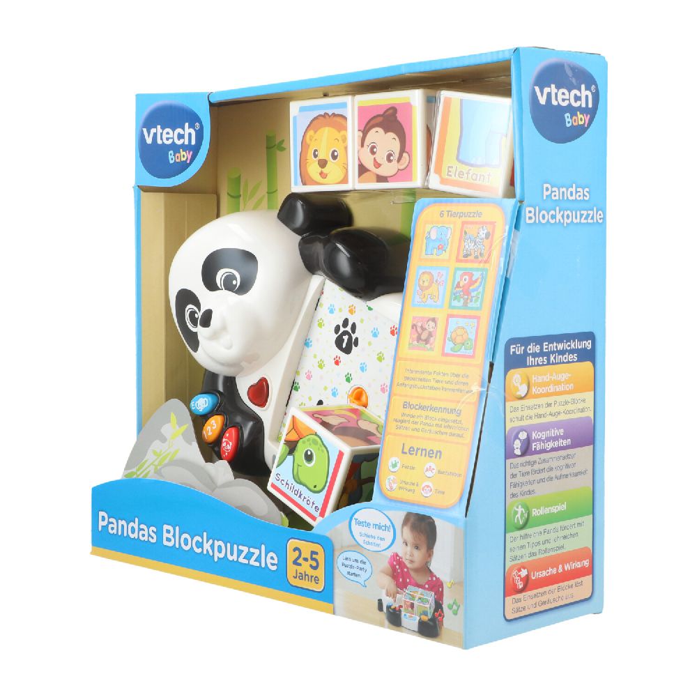 VTech Baby VTech Pandas Blockpuzzle & Lernspaß (2-5 Y)