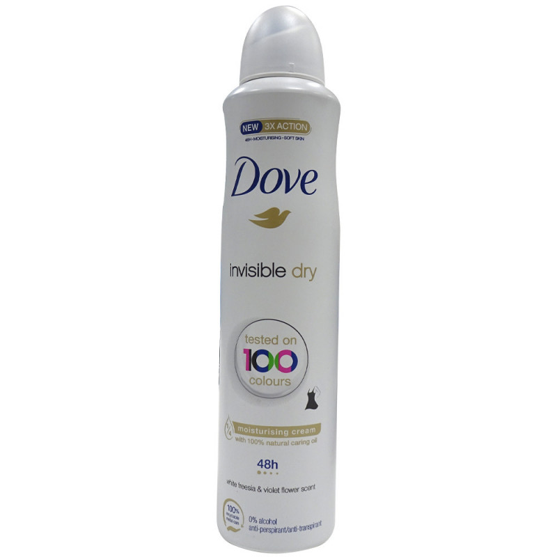 Dove deodorant spray XXL 250 ml. Invisible dry