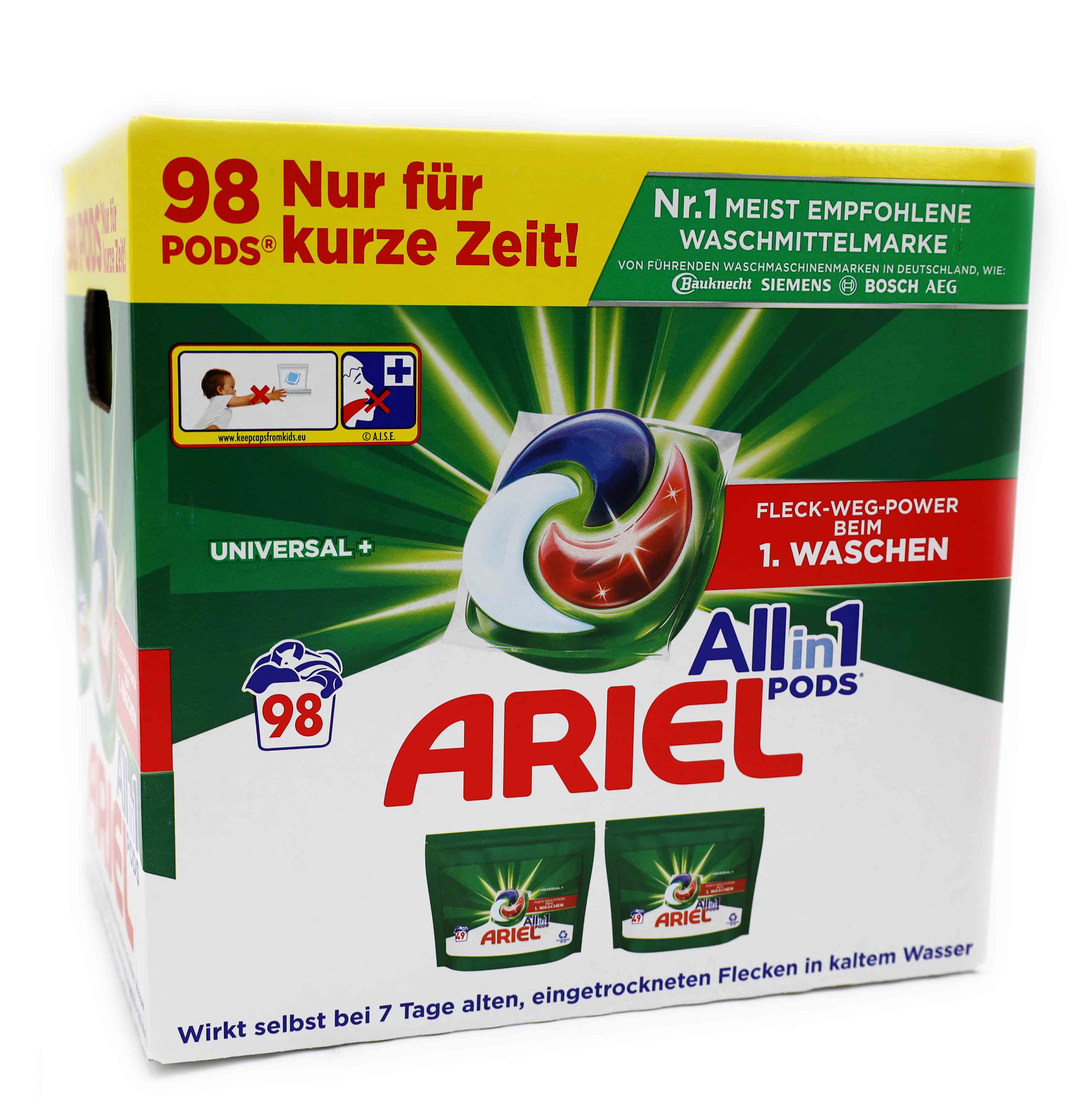 Ariel Waschmittel-Caps 2x49Stück Regular