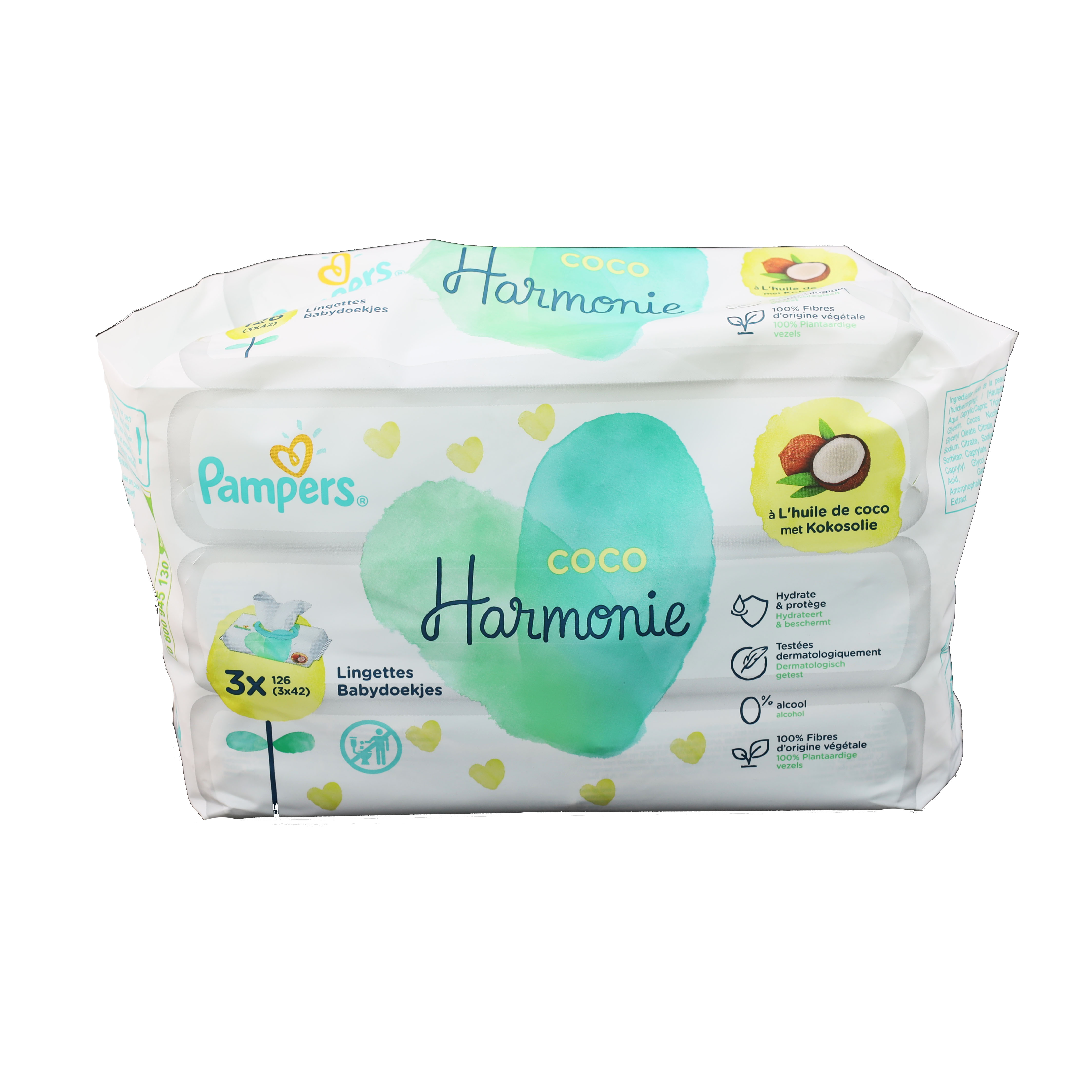 Pampers Feuchttücher für Babys 3x42Stück Harmony Coco