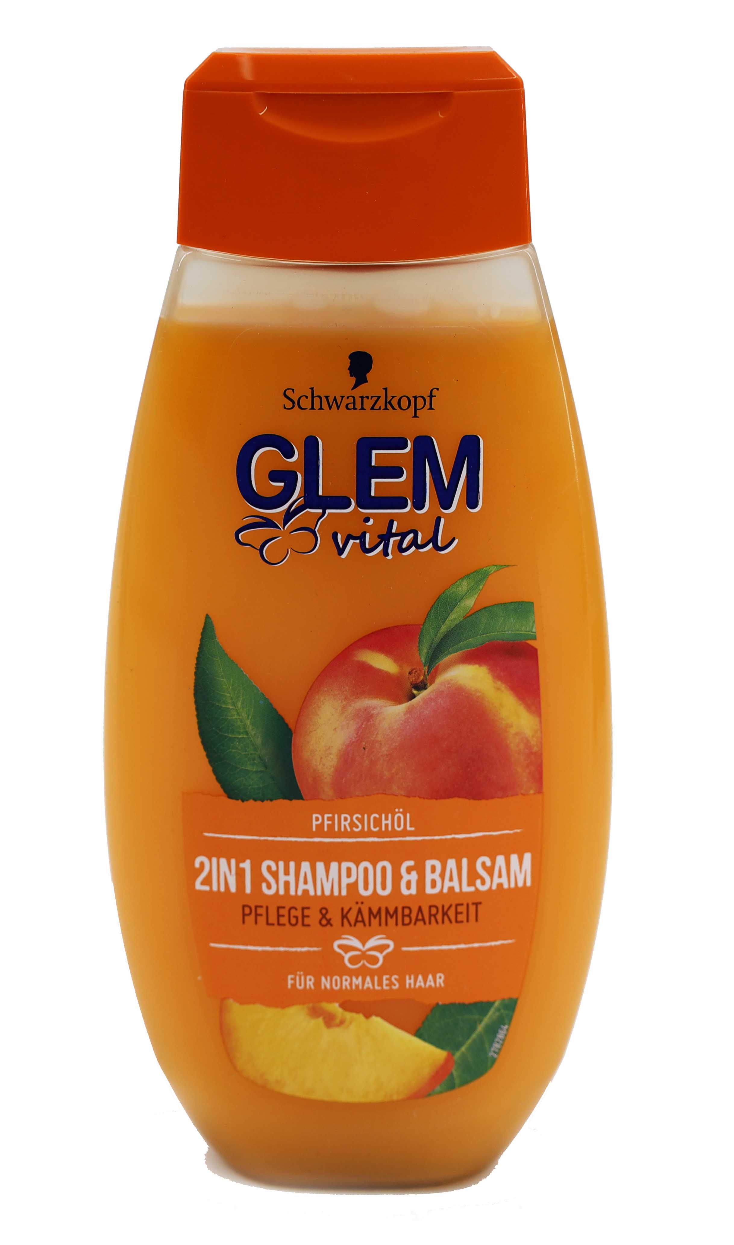Glem vital 2in1 Shampoo & Balsam Pfirsichöl 350ml
