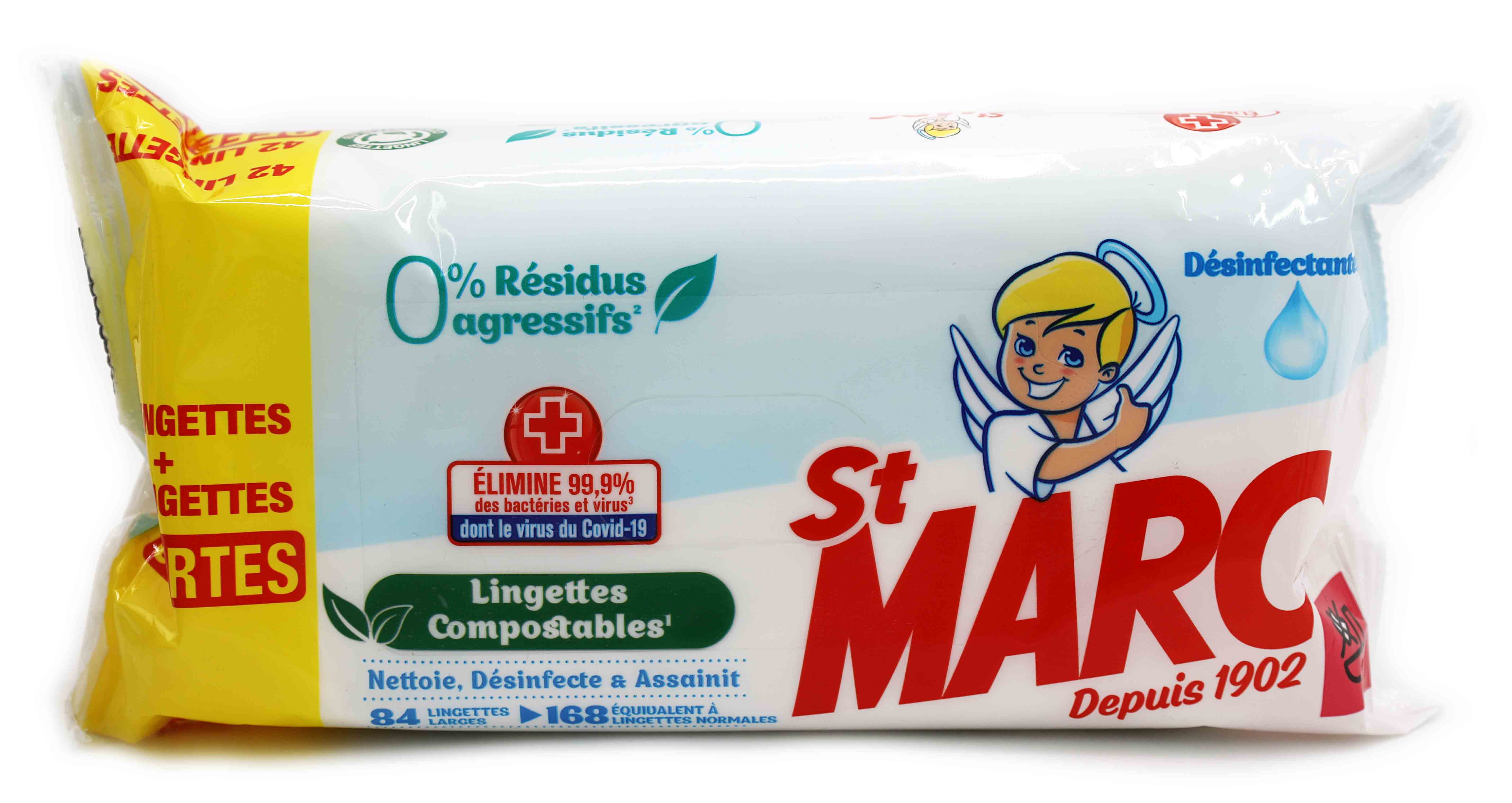 St Marc Multi-Reinigungstücher, 84 Stück, 0 % aggressive Rückstände