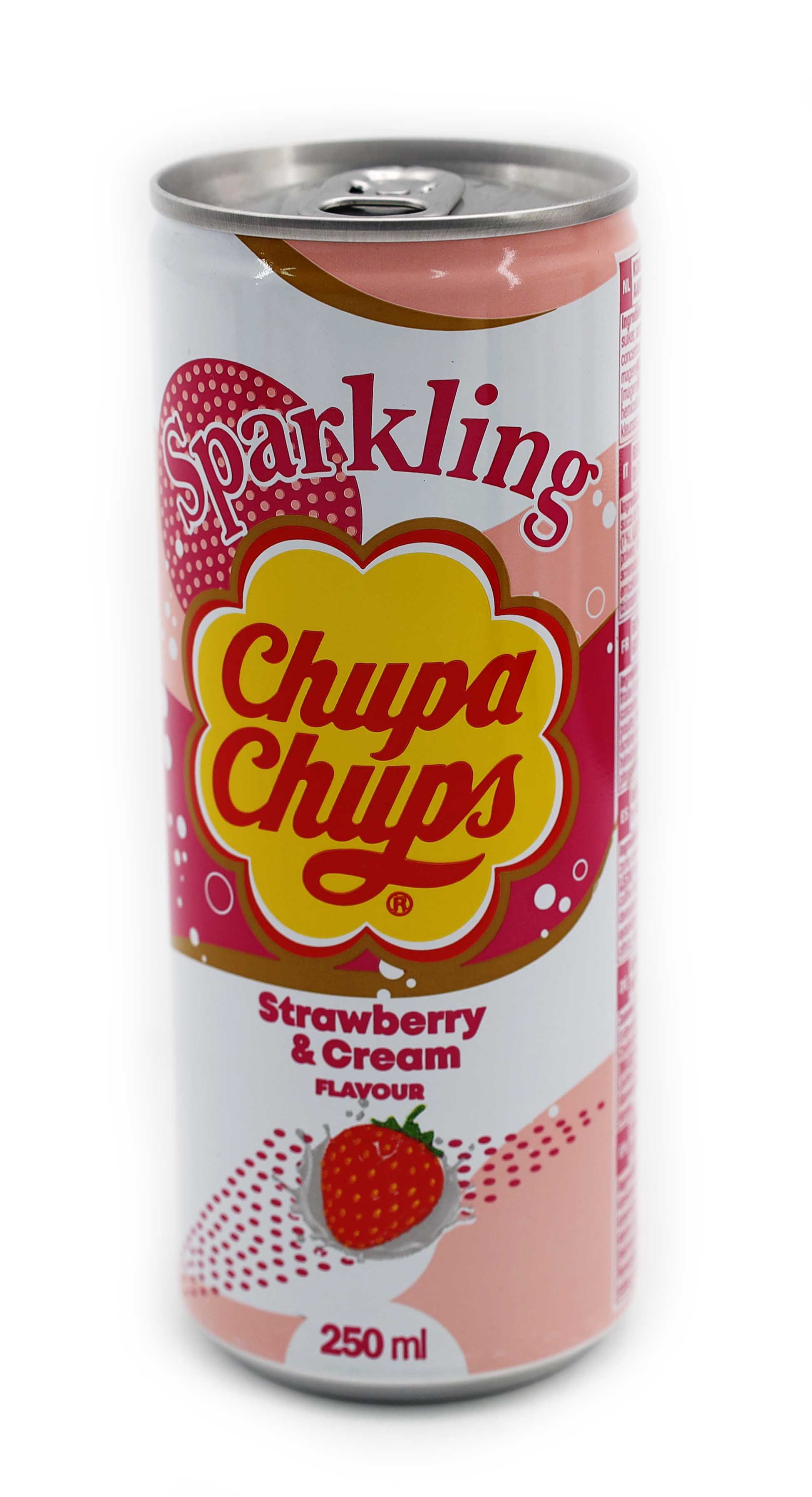 Chupa Chups Erdbeere Creme Strawberry & Cream 250ml MHD 19.12.2023