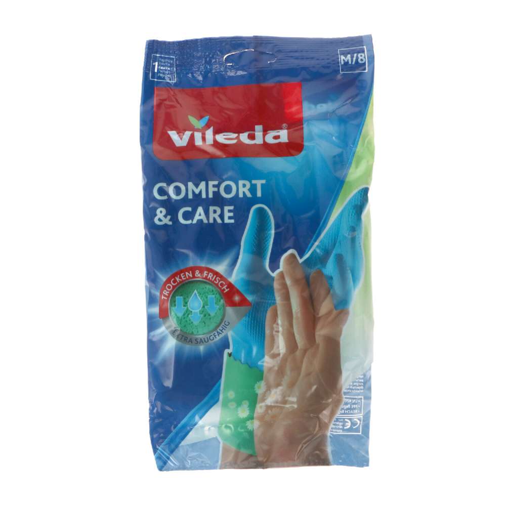 *Vileda Reinigungszubehör 1pcs Gloves Comfort&Care Size M