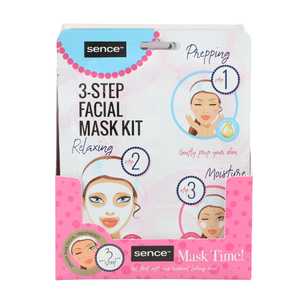 Sence 3-Phasen Gesichtsmaske-Set 27ml