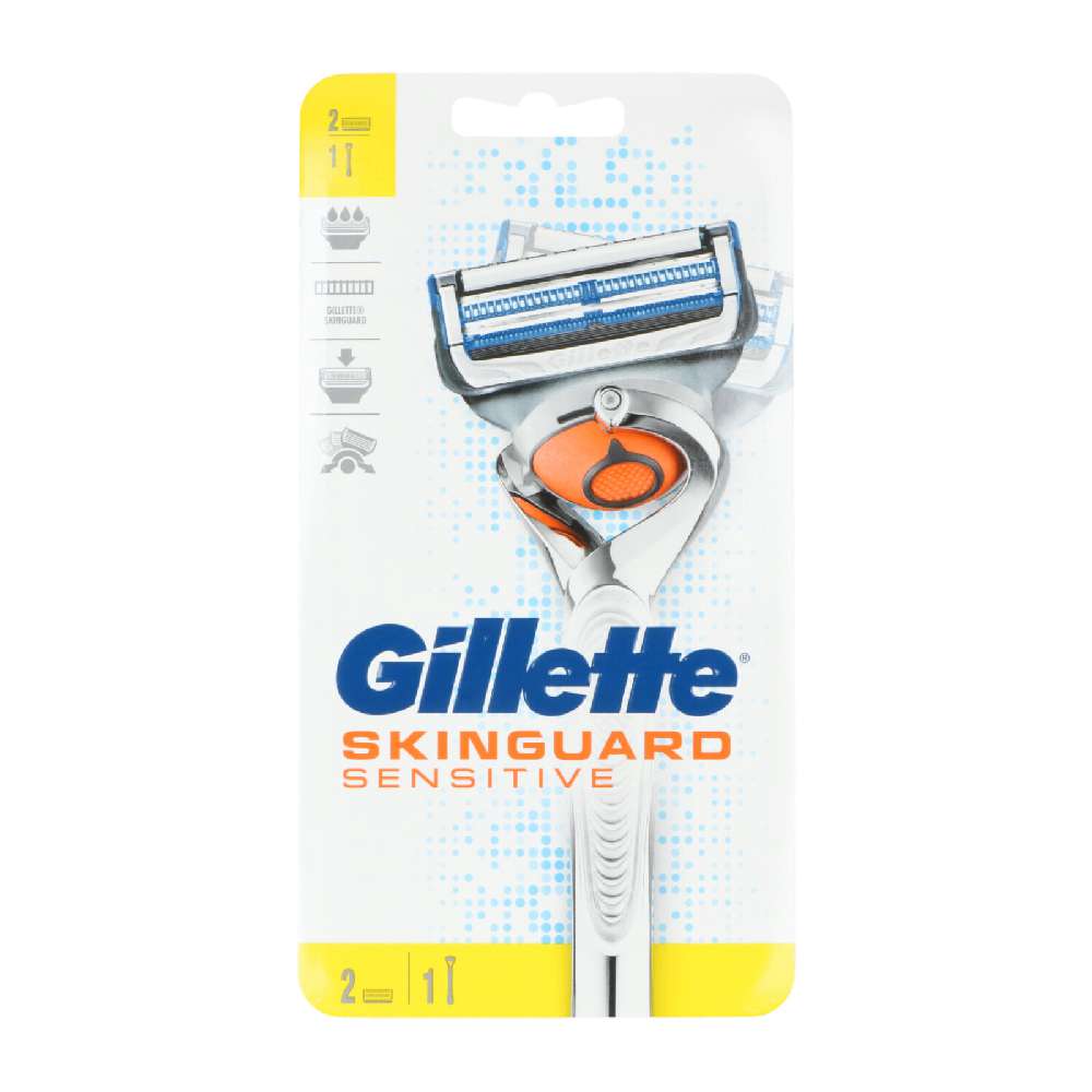 Gillette Razor 2-Up For Men Sensitive Skinguard