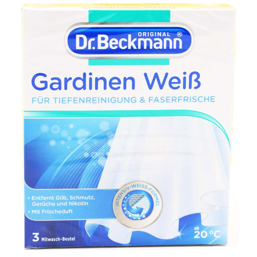 Dr.Beckmann Gardinen Weiß Portionsbeutel 3x40g