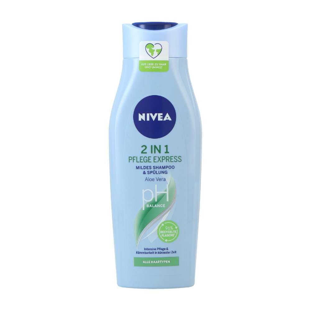 Nivea Shampoo 400ml 2in1 Express Aloe Vera