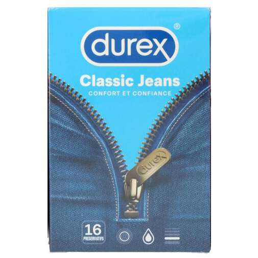 Durex Classic Jeans Kondome 16Stück MHD 31-10.2024