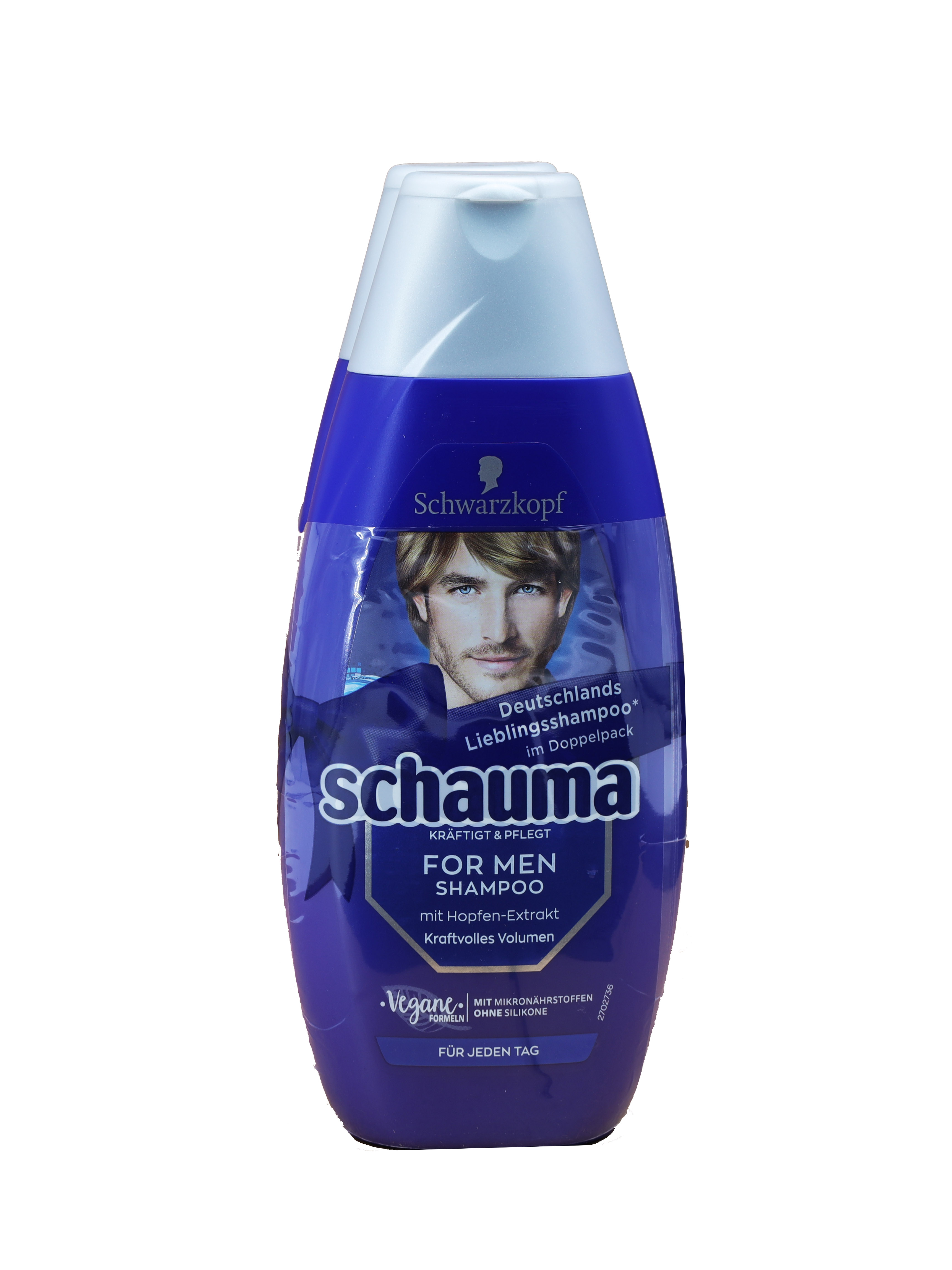 Schauma Shampoo Men Hopfen-Extrakt Volumen 2x400ml