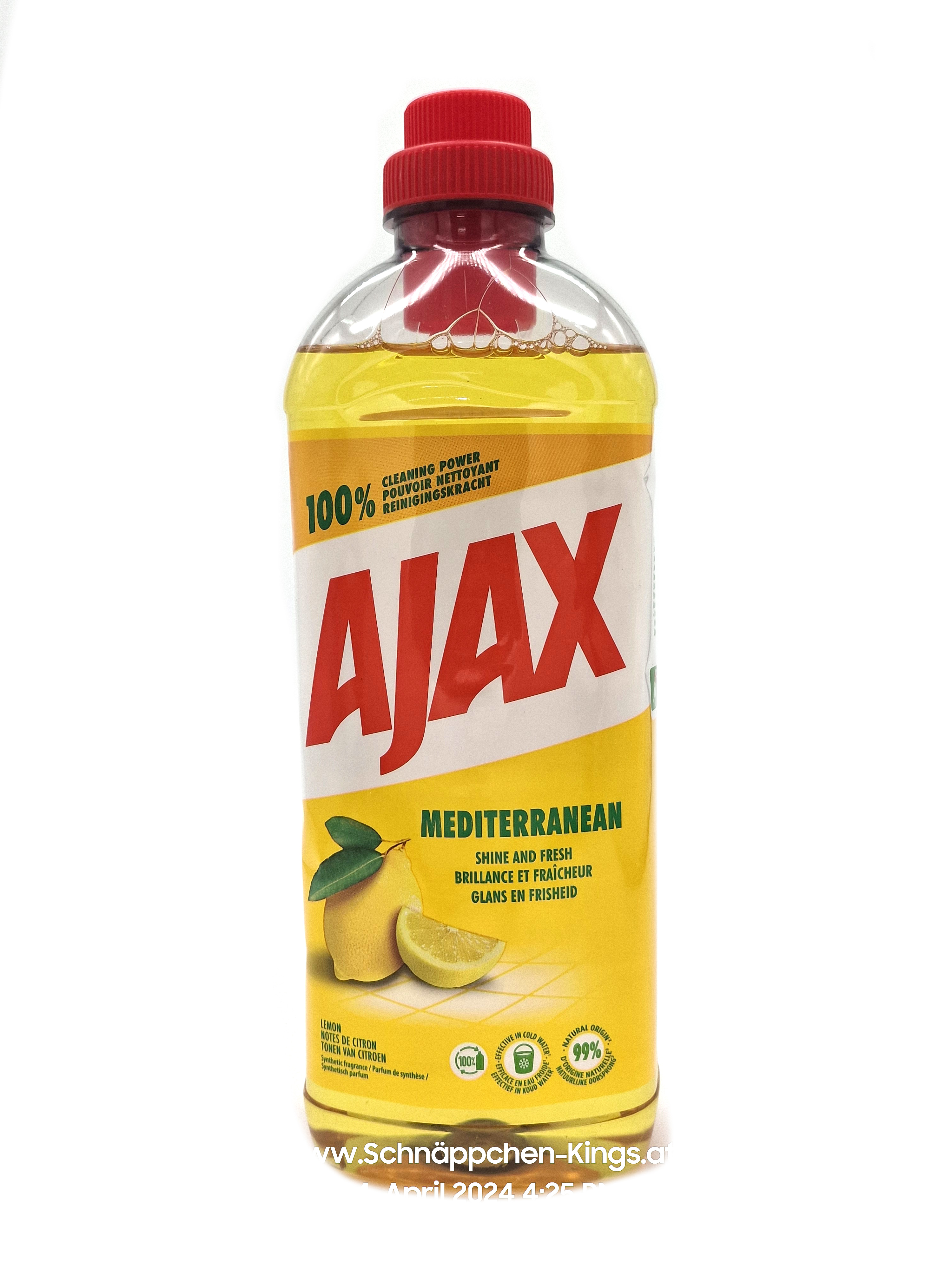 Ajax Universaltreiniger Mediterranean 1Liter Lemon
