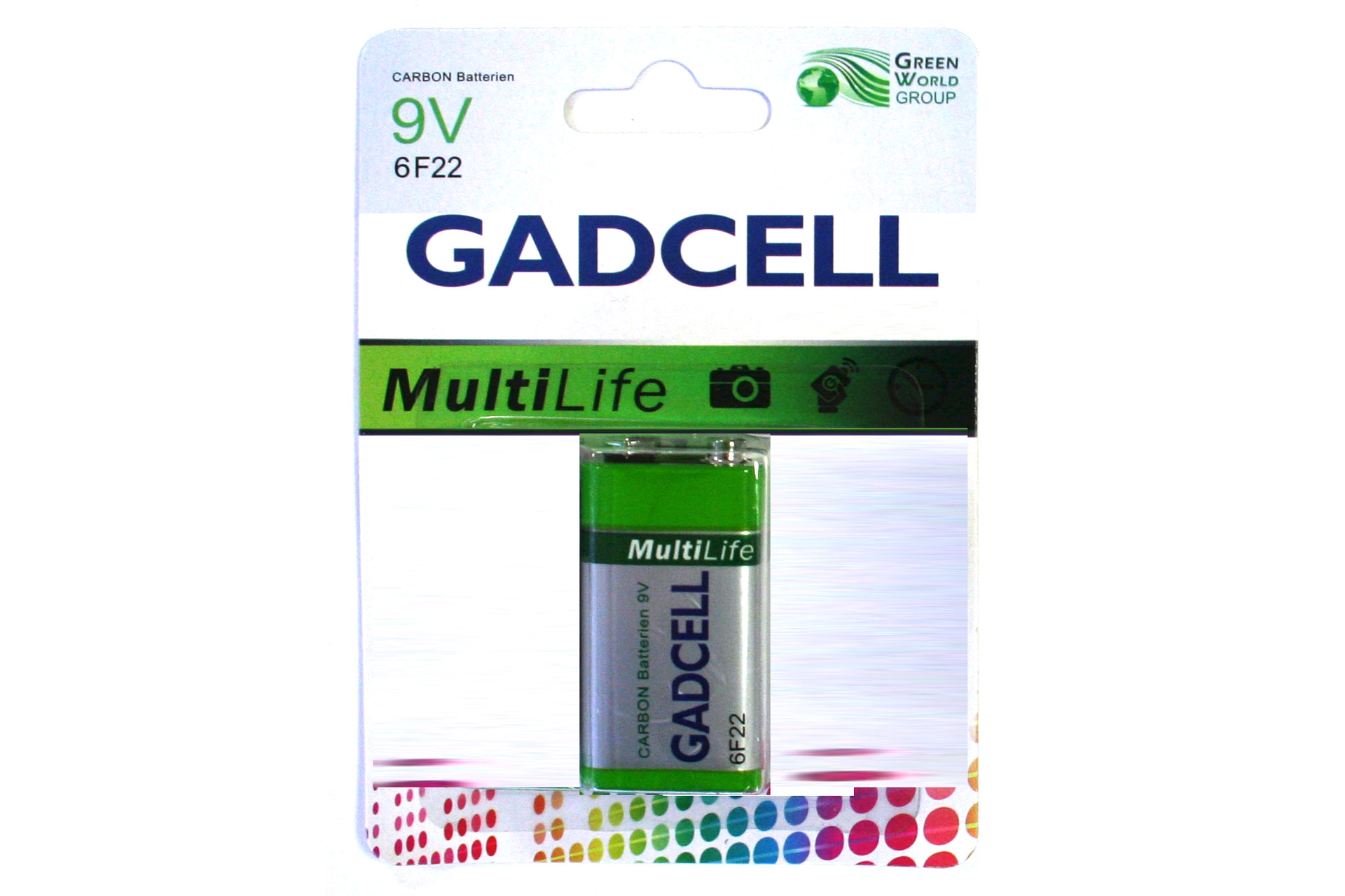Batterie 6F22/9V "Gadcell"
