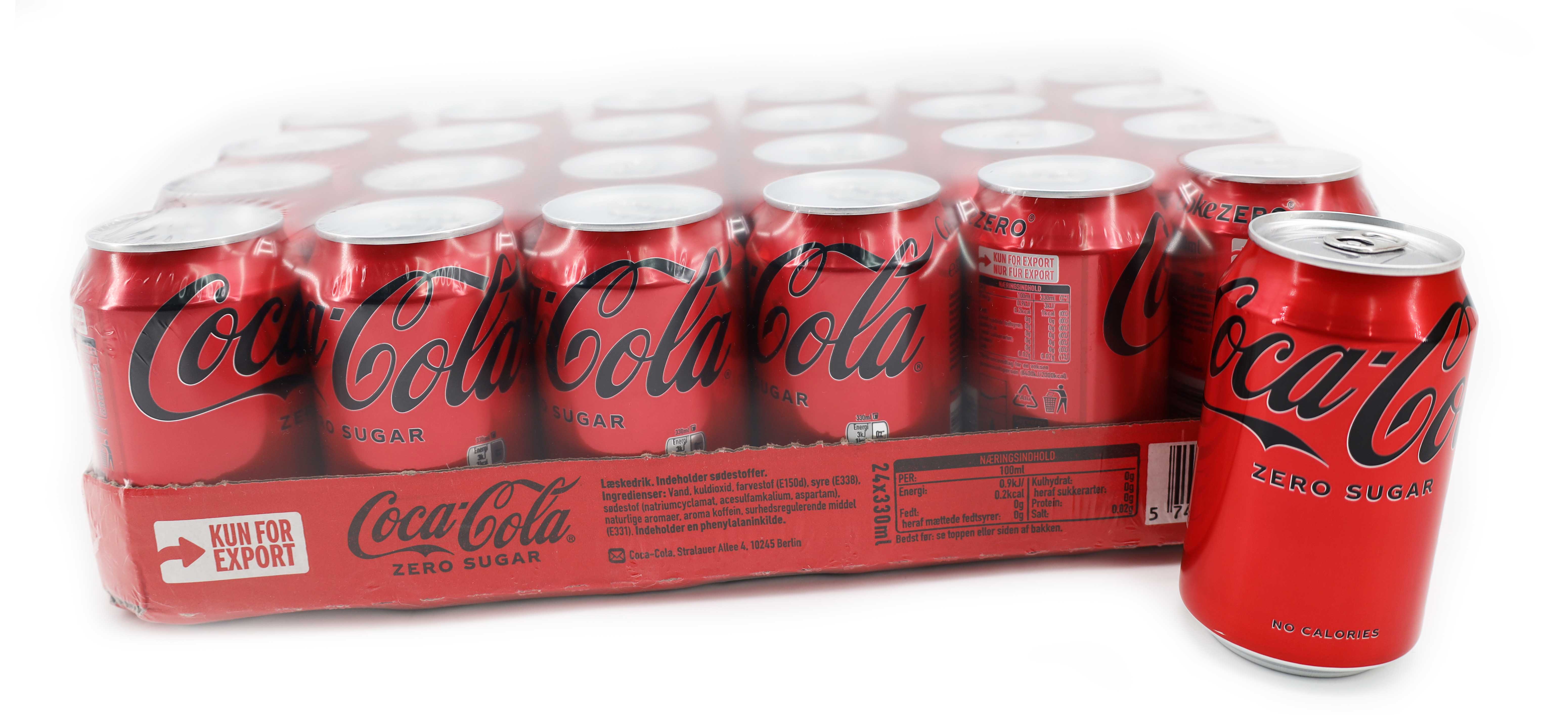 Coca Cola Zero (24 x 0,33 Liter Dosen)