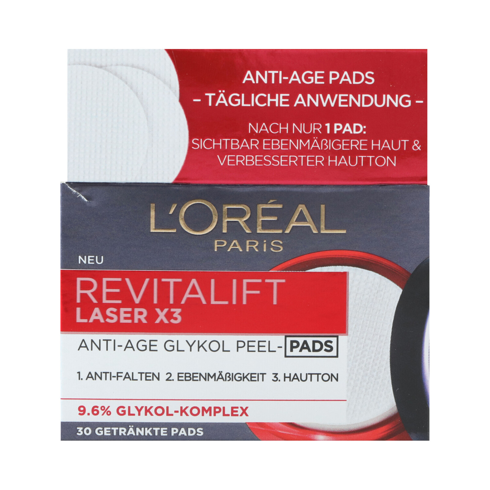 *L'Oreal Gesichtsreinigungstücher 30pcs Revitalift Laser 3