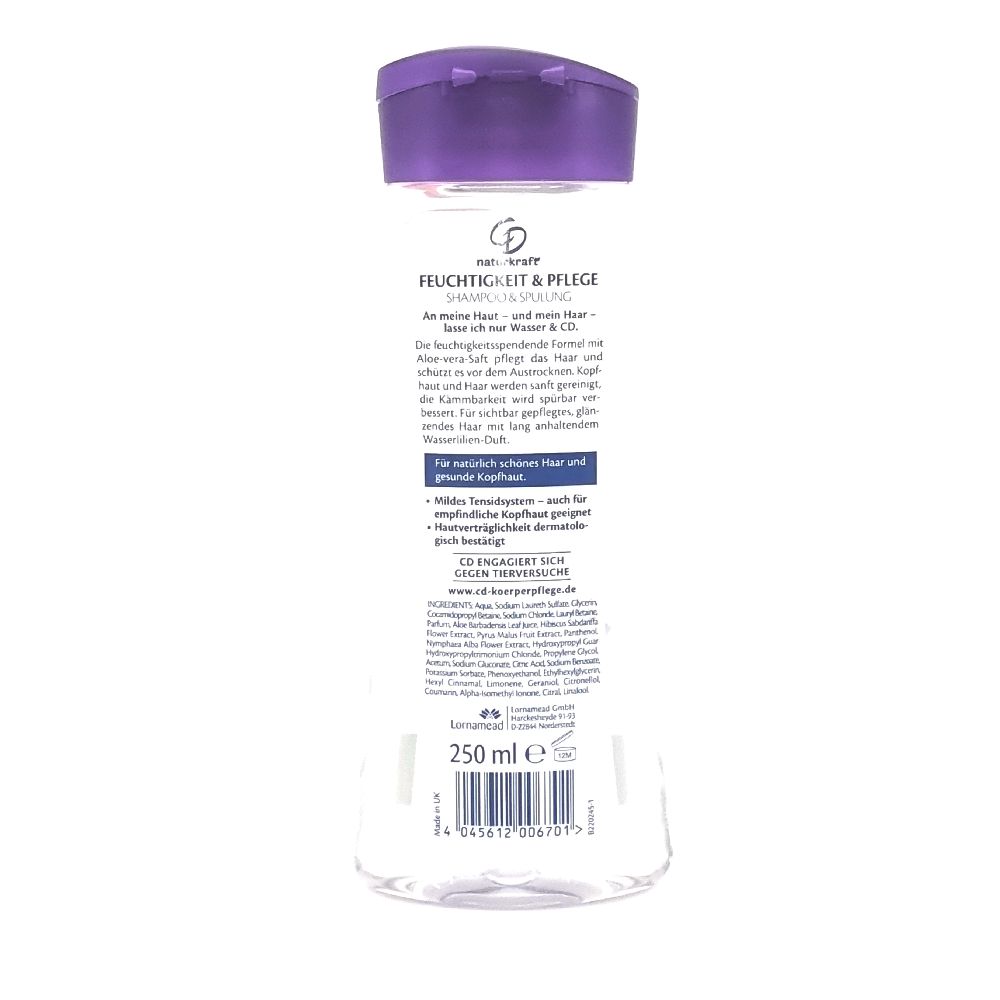 CD Shampoo&Spülung 250ml Feuchtigkeit&Pflege, Aloe Vera+Wasserlilie