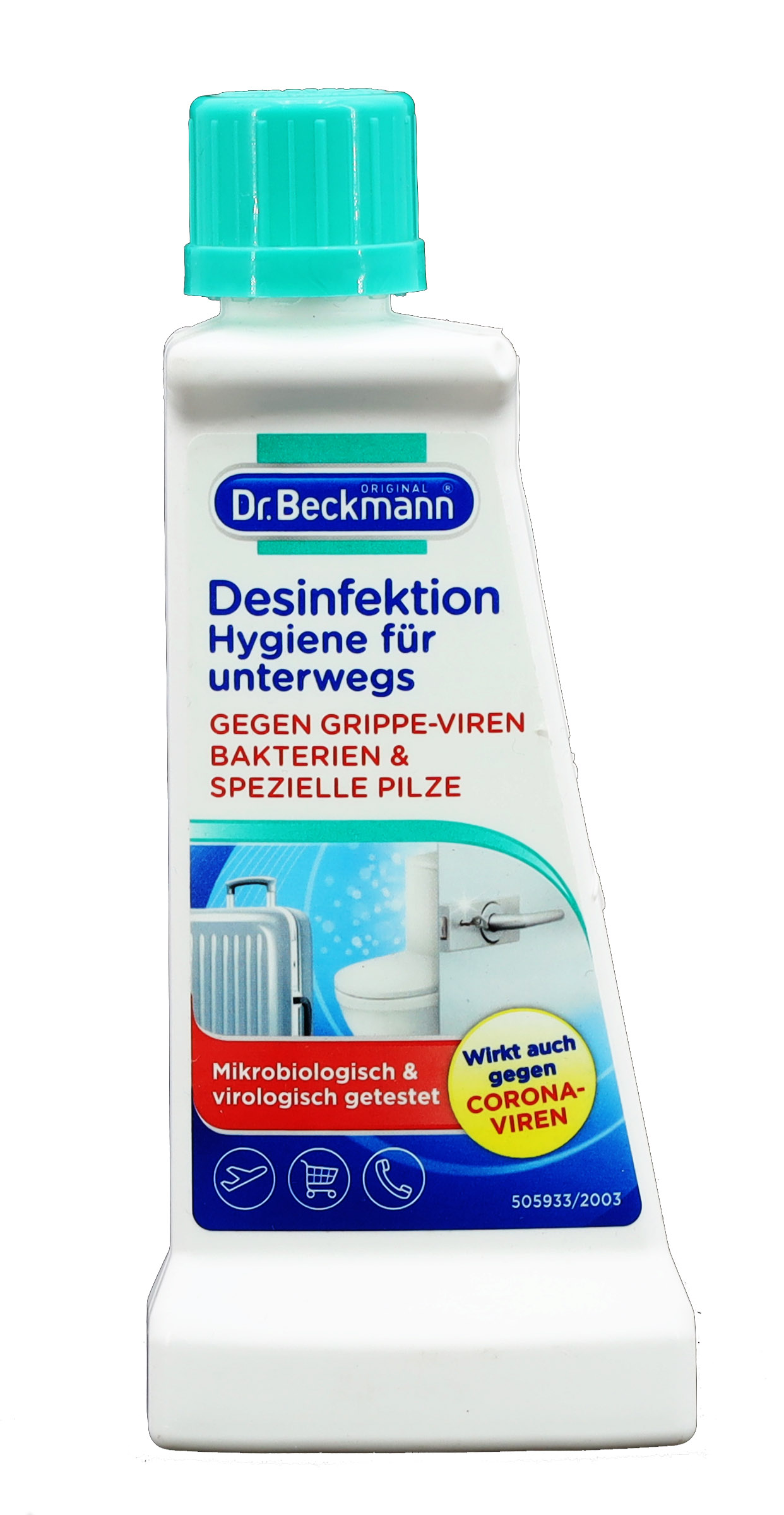 Dr.Beckmann Desinfektion Hygiene für unterwegs 50ml