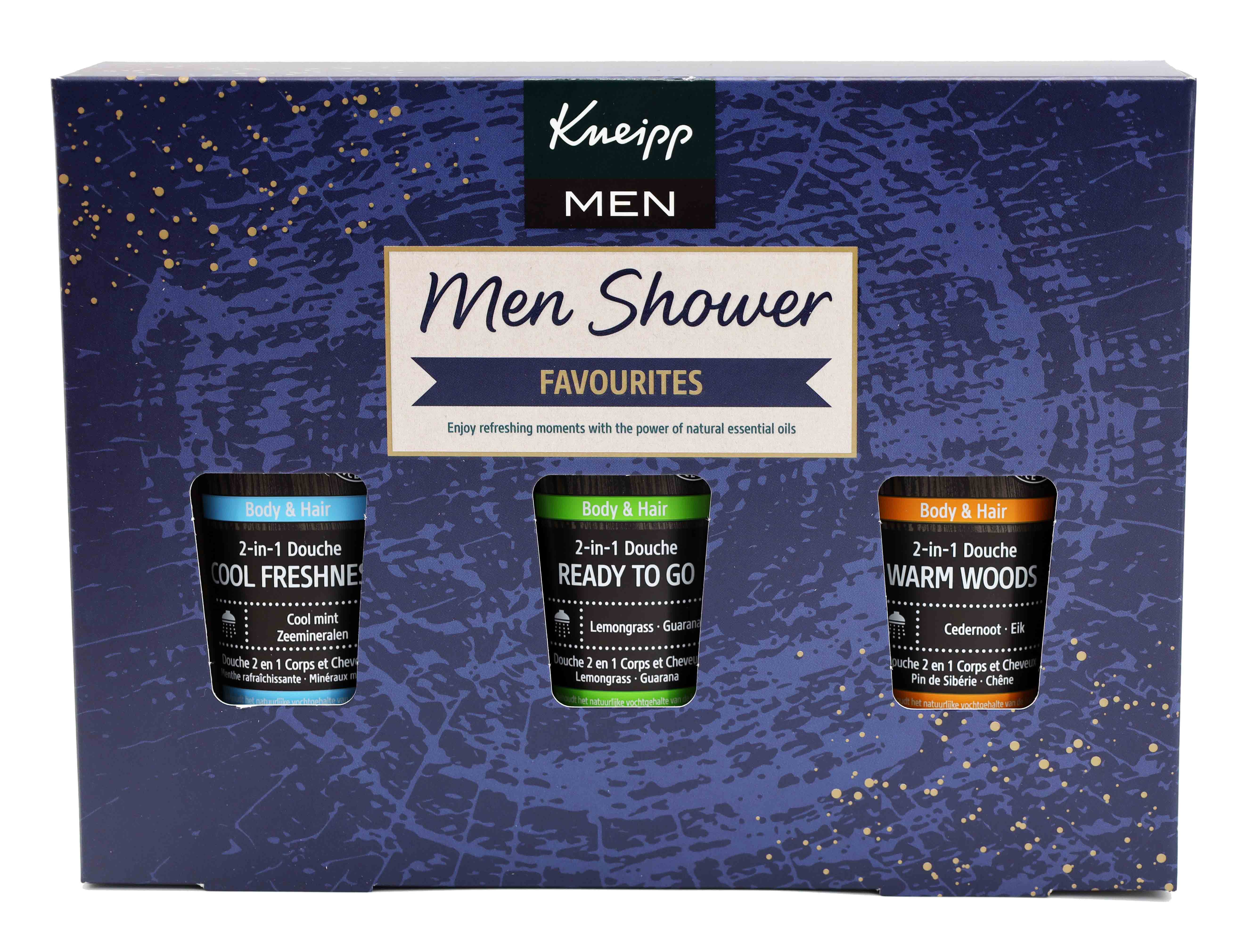 Kneipp Geschenk-Set 3pcs Für Männer Shower Favouries