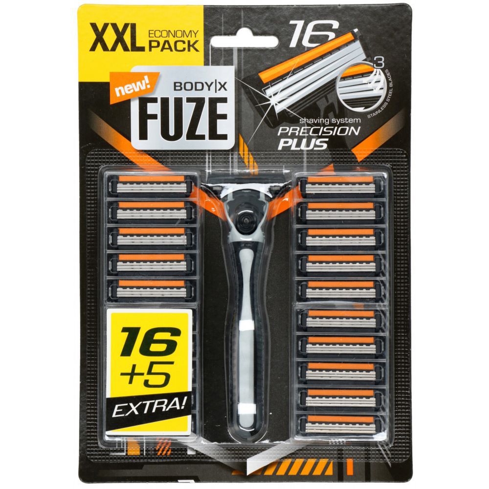 Body-X Fuze Rasierer 19up Für Männer Triple Blades 15+4