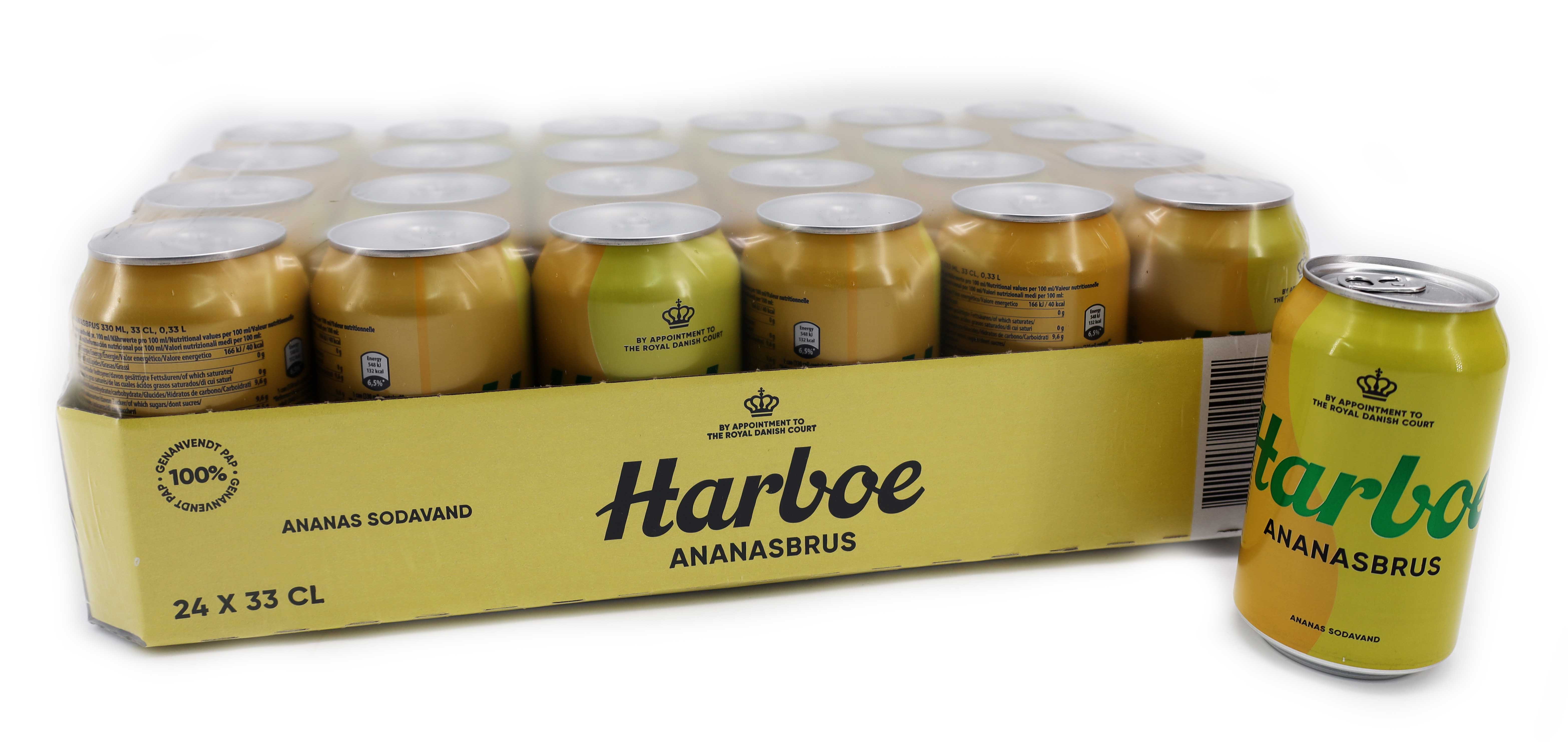 Harboe Ananas (24 x 0,33 Liter Dosen)