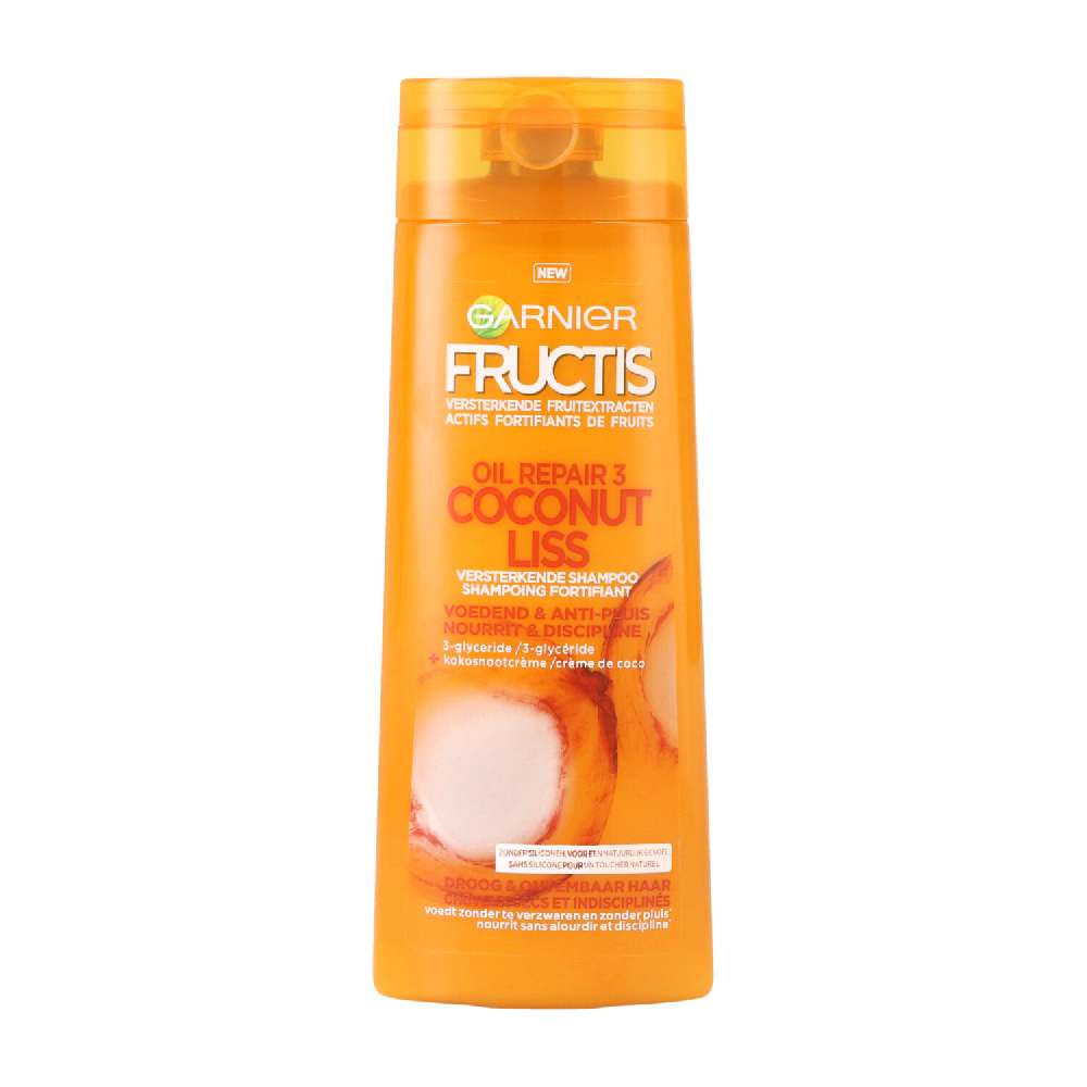 Garnier Fructis Oil Repair 3 Shampoo 250ml Coconut No-Frizz