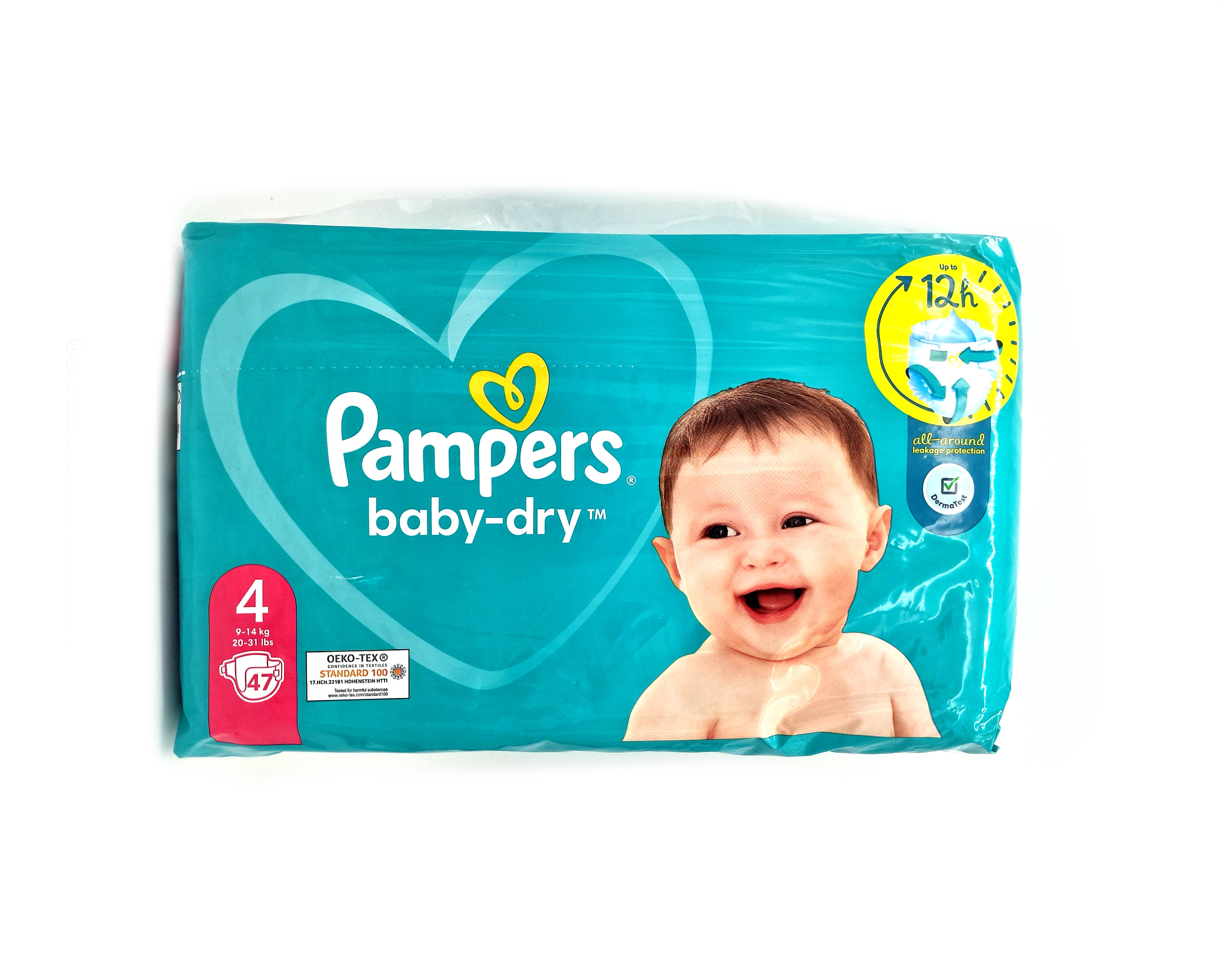 Pampers Baby Dry Windeln 47Stück Size 4 (9-14kg)