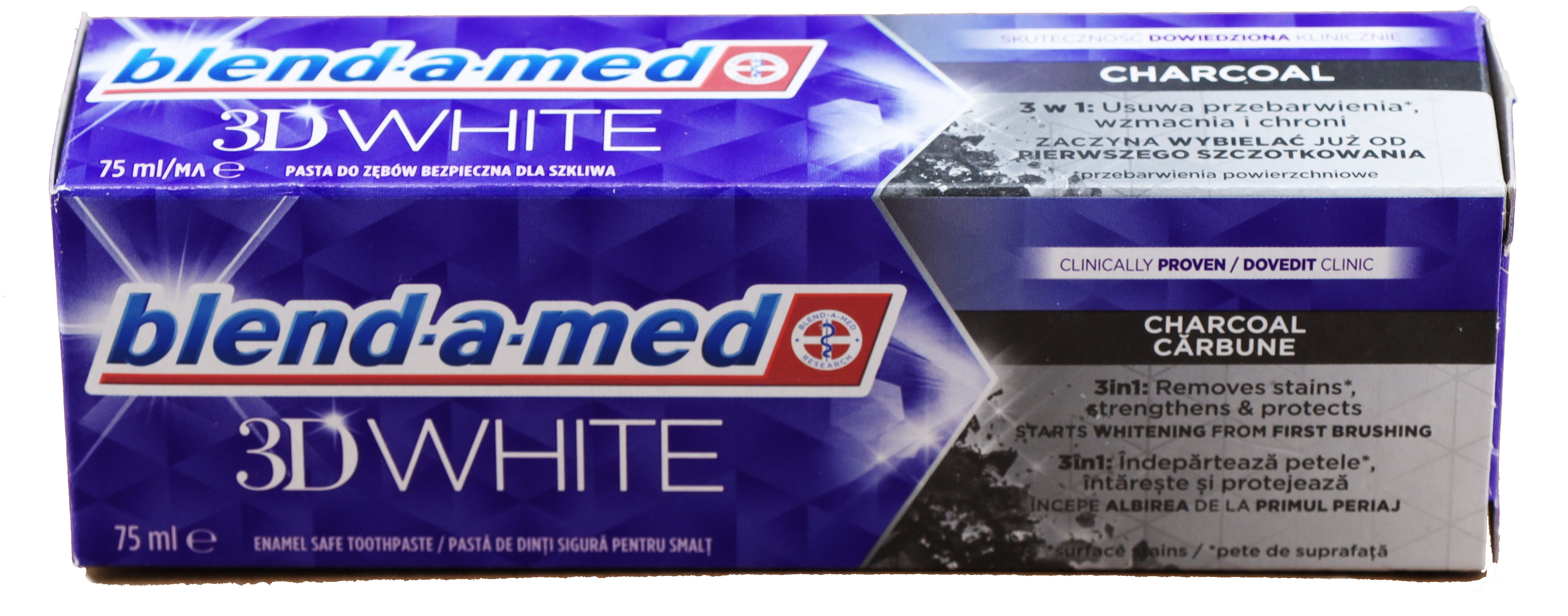 blend-a-med 3D White Zahnpasta mit Aktivkohle 75ml
