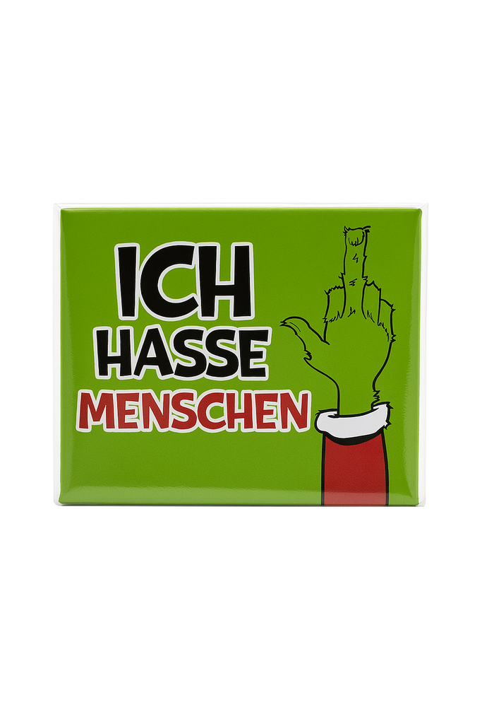 Kühlschrankmagnet "Festtags-Muffel", 9x6,5cm