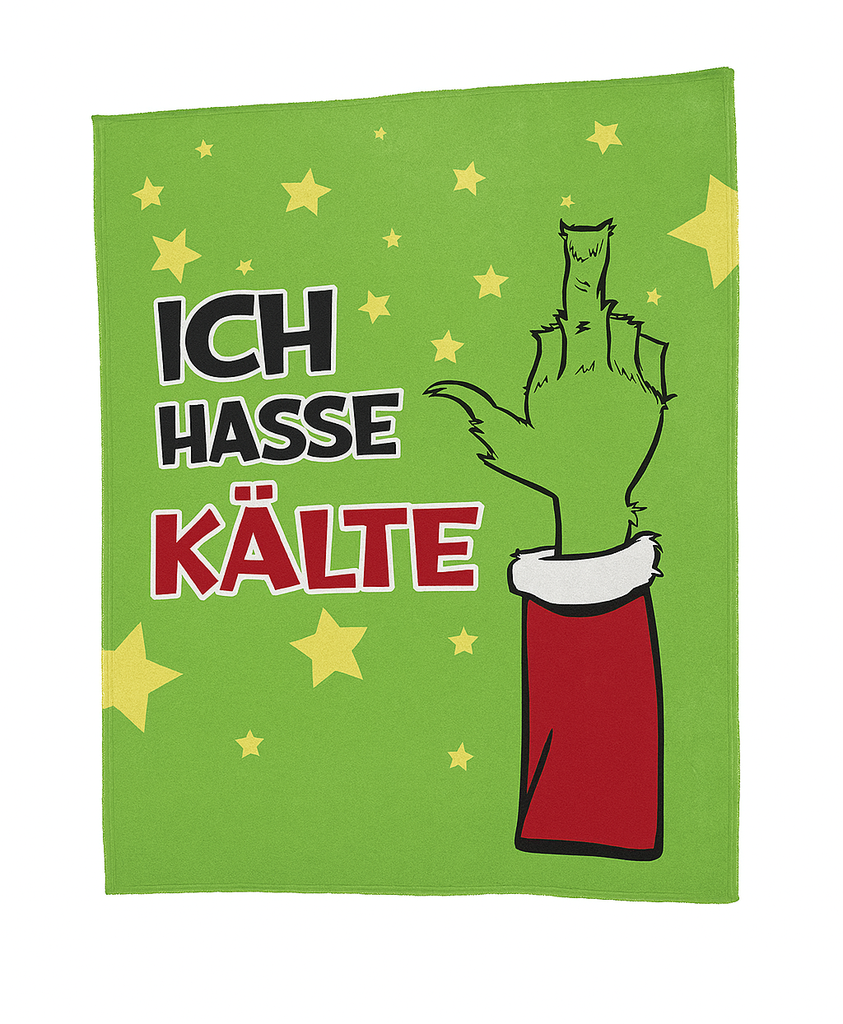 Kuscheldecke Decke "Festtags-Muffel", 130x160cm, 2 Designs