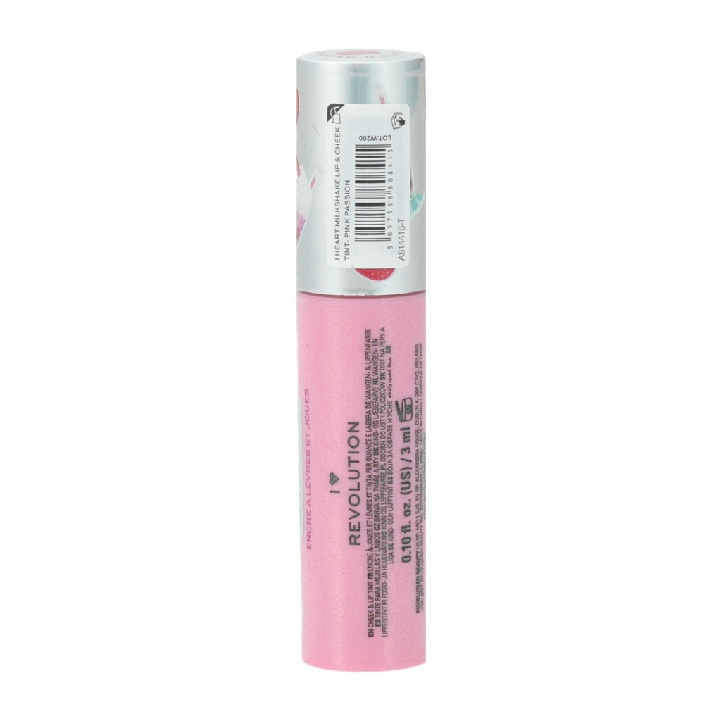 I Heart Revolution Lipgloss 3ml Milkshake Milky Berry Blush Lip&Cheek