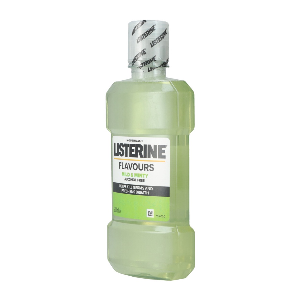 Listerine Flavours Mundspülung 500ml Mild&Minty