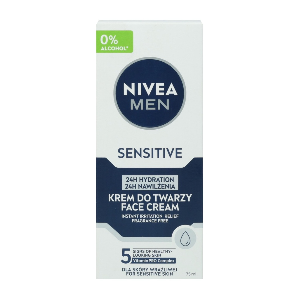 Nivea Tagescreme 75ml Für Männer Tube Sensitive Soothing Moisturizer
