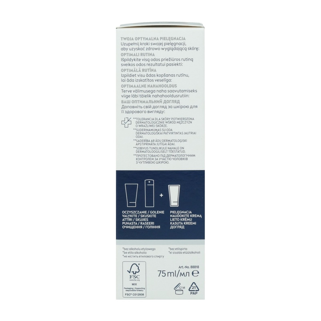 Nivea Tagescreme 75ml Für Männer Tube Sensitive Soothing Moisturizer
