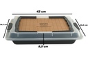 Backblech mit Deckel 42 x 29,5 x 8 cm, anthrazit
