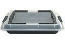 Backblech mit Deckel 42 x 29,5 x 8 cm, anthrazit