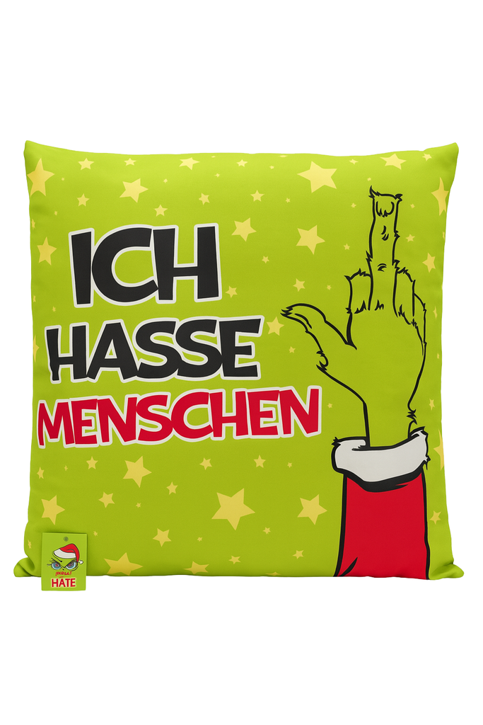 Kissen "Festtags-Muffel", 45x45cm, 300g Füllung, 2 Designs
