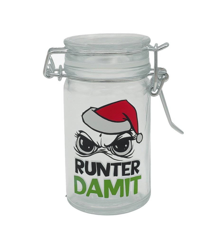 Einmachglas "Festtags-Muffel" mit Bügelverschluss, 70ml