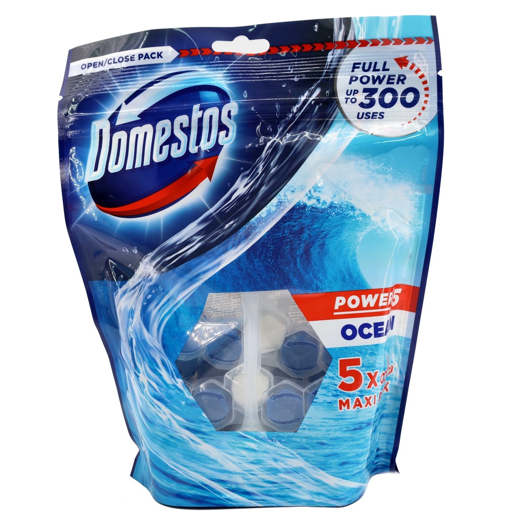 Domestos Power 5 Wc Steine 5x55gr Ocean